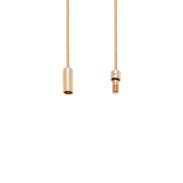 Bracelet câble 11g en or jaune 750 lisse poli