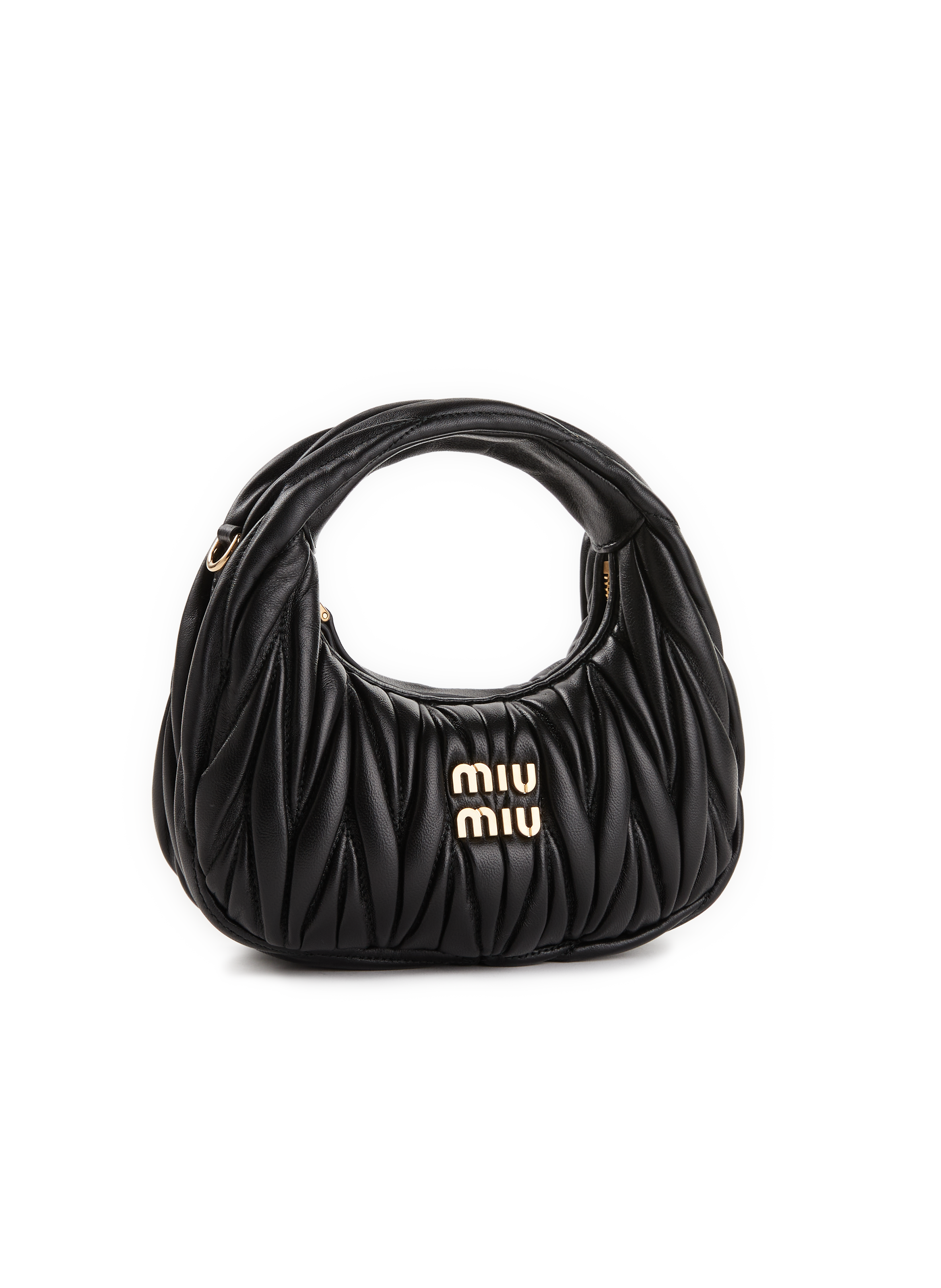 Quilted leather handbag MIU MIU Black