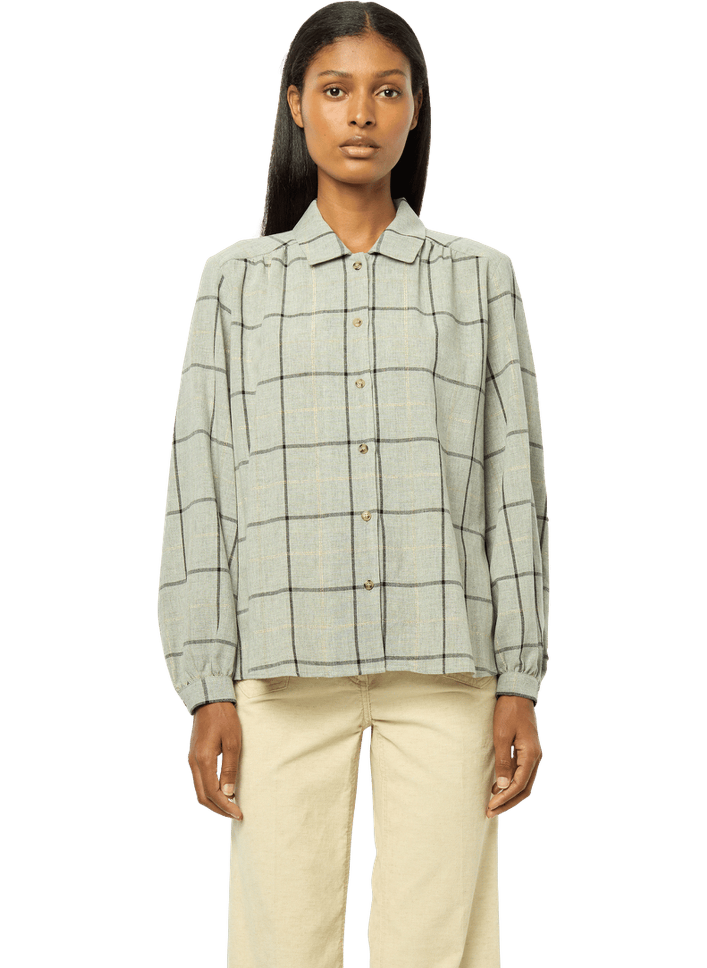 Chemise GERARD DAREL Grise Taille 40/42 - Style Tunique, Occasion Très Bon état