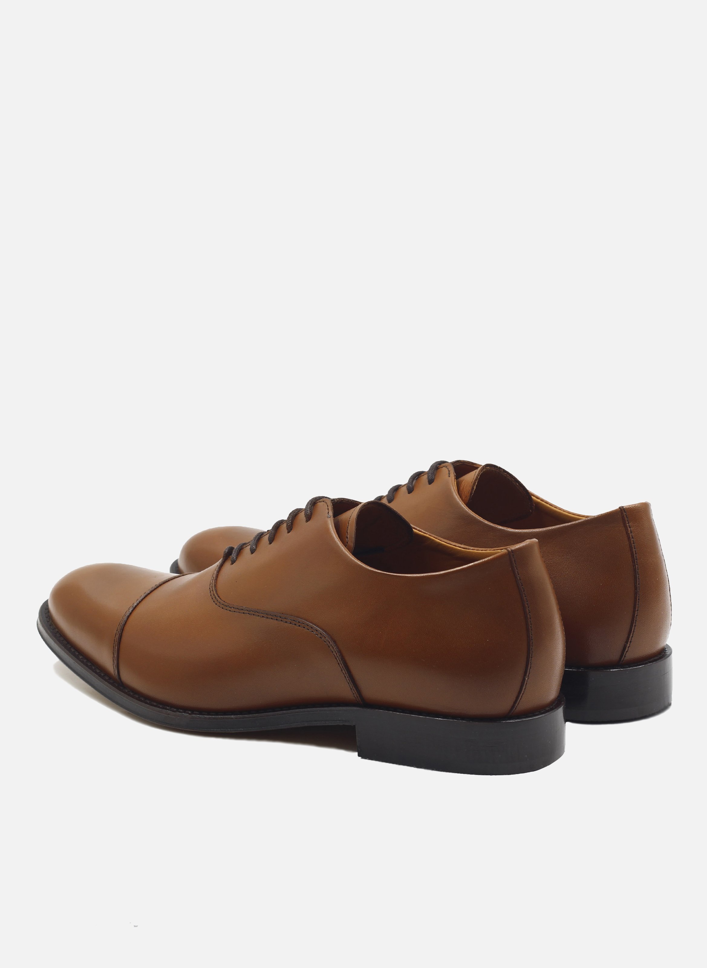 Richelieu oxford cuir JULES & JENN Marron