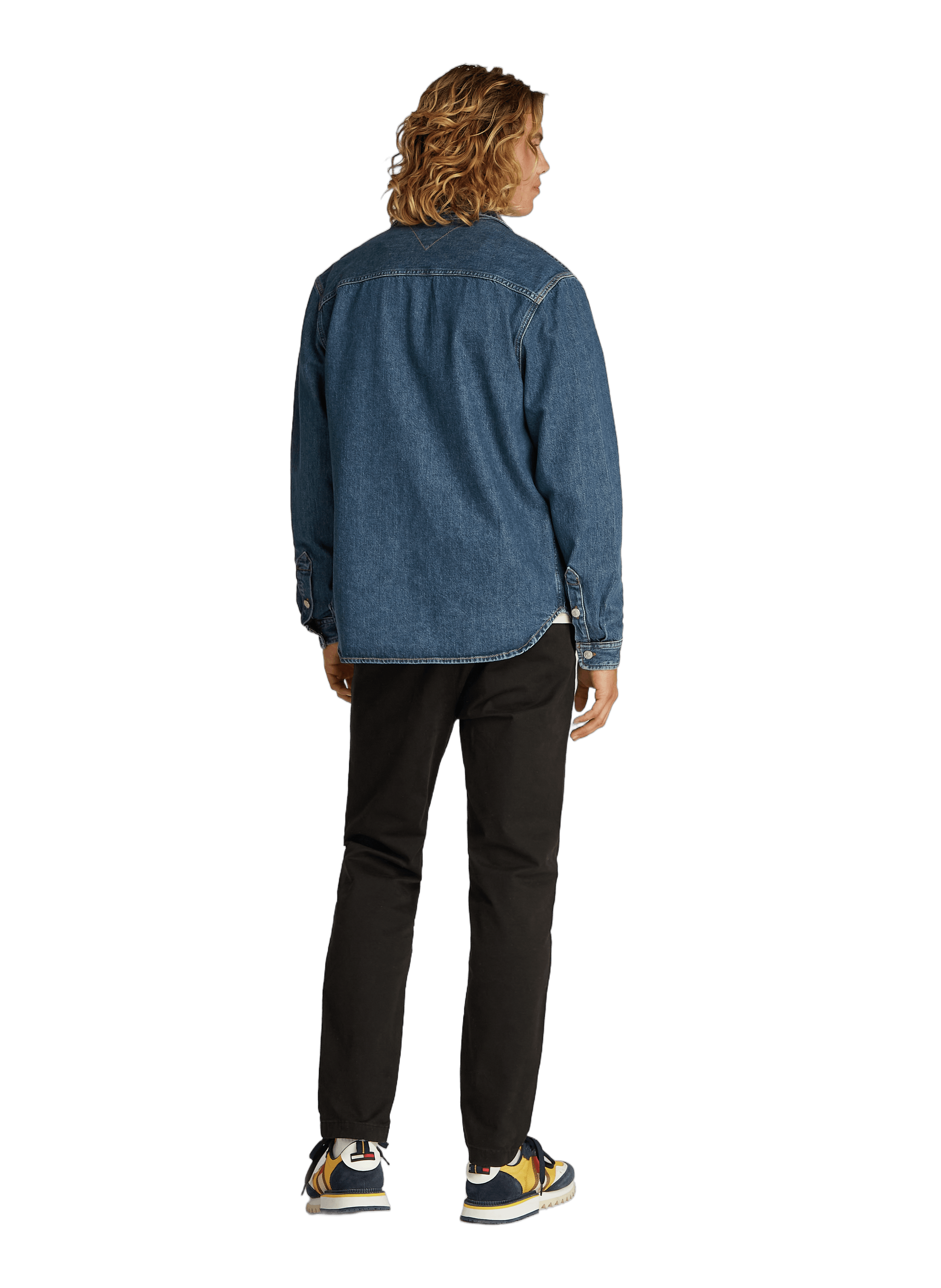 Chemise en jean Bleu