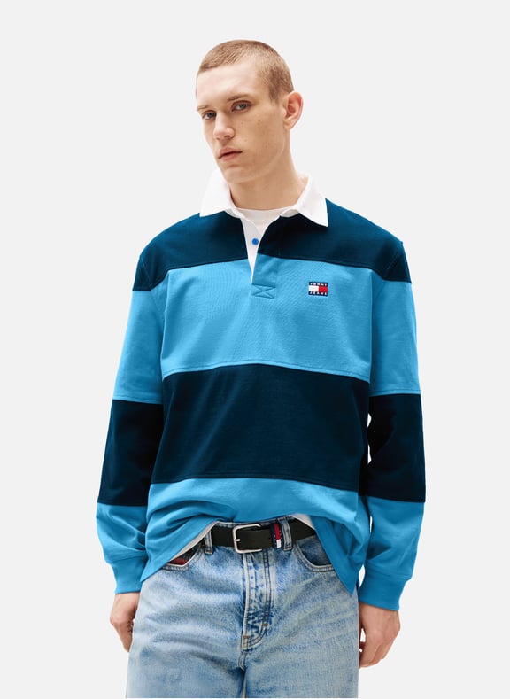 Polo manches longues Bleu by TOMMY HILFIGER TOMMY HILFIGER Polo manches longues Bleu