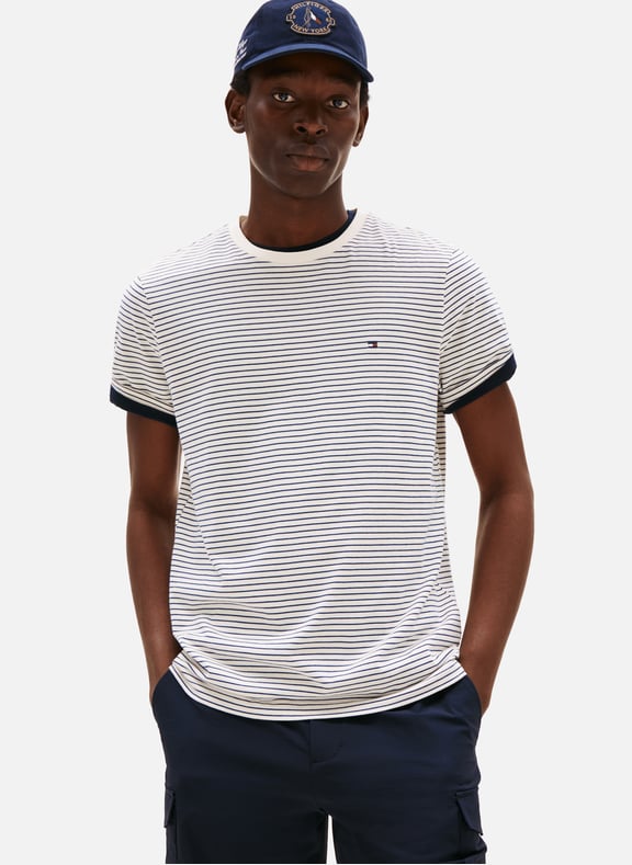 Classic Cotton T-Shirt Multicolour by TOMMY HILFIGER TOMMY HILFIGER Classic Cotton T-Shirt Multicolour