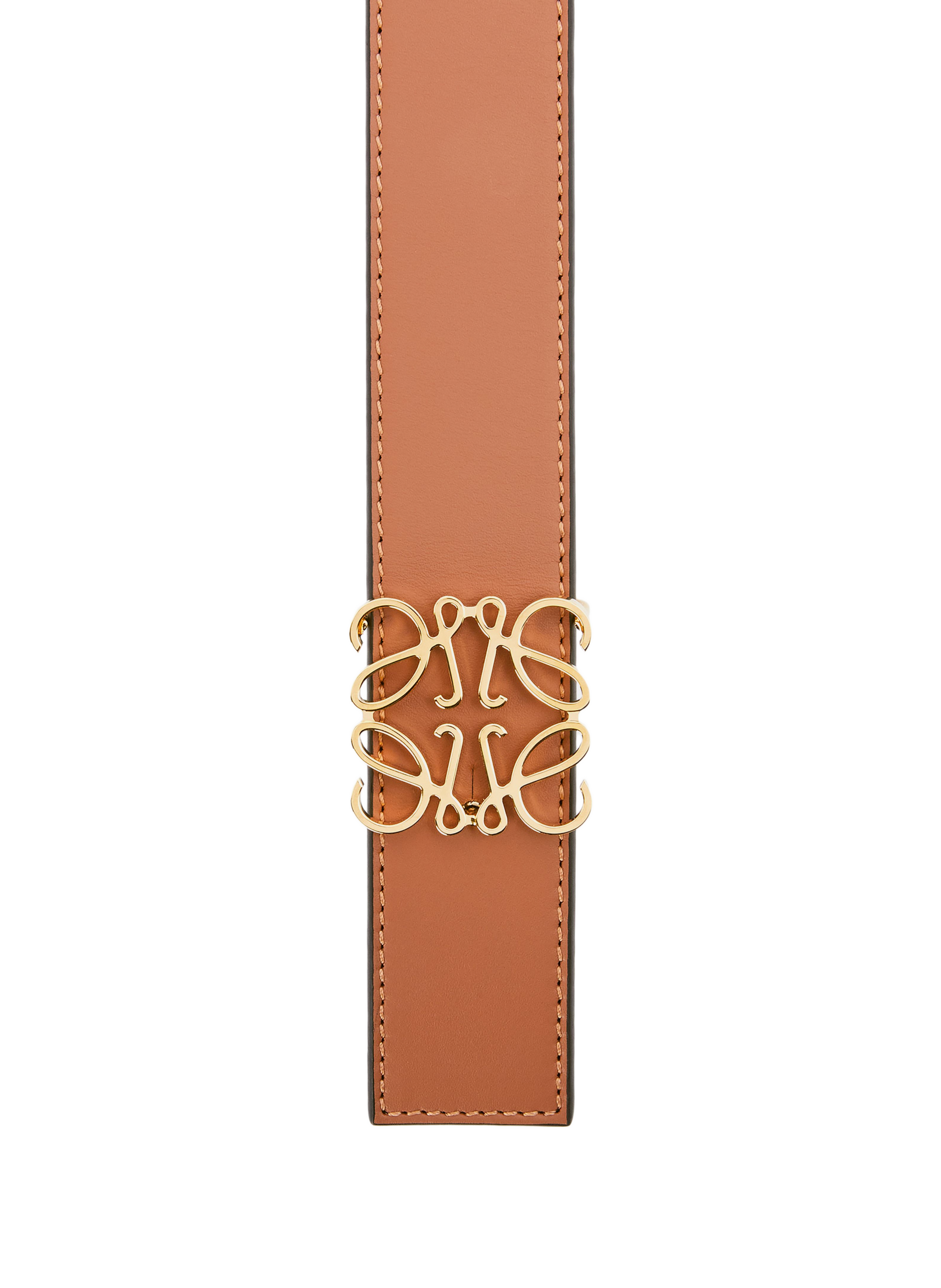 Reversible calf leather Anagram belt LOEWE Multicolour