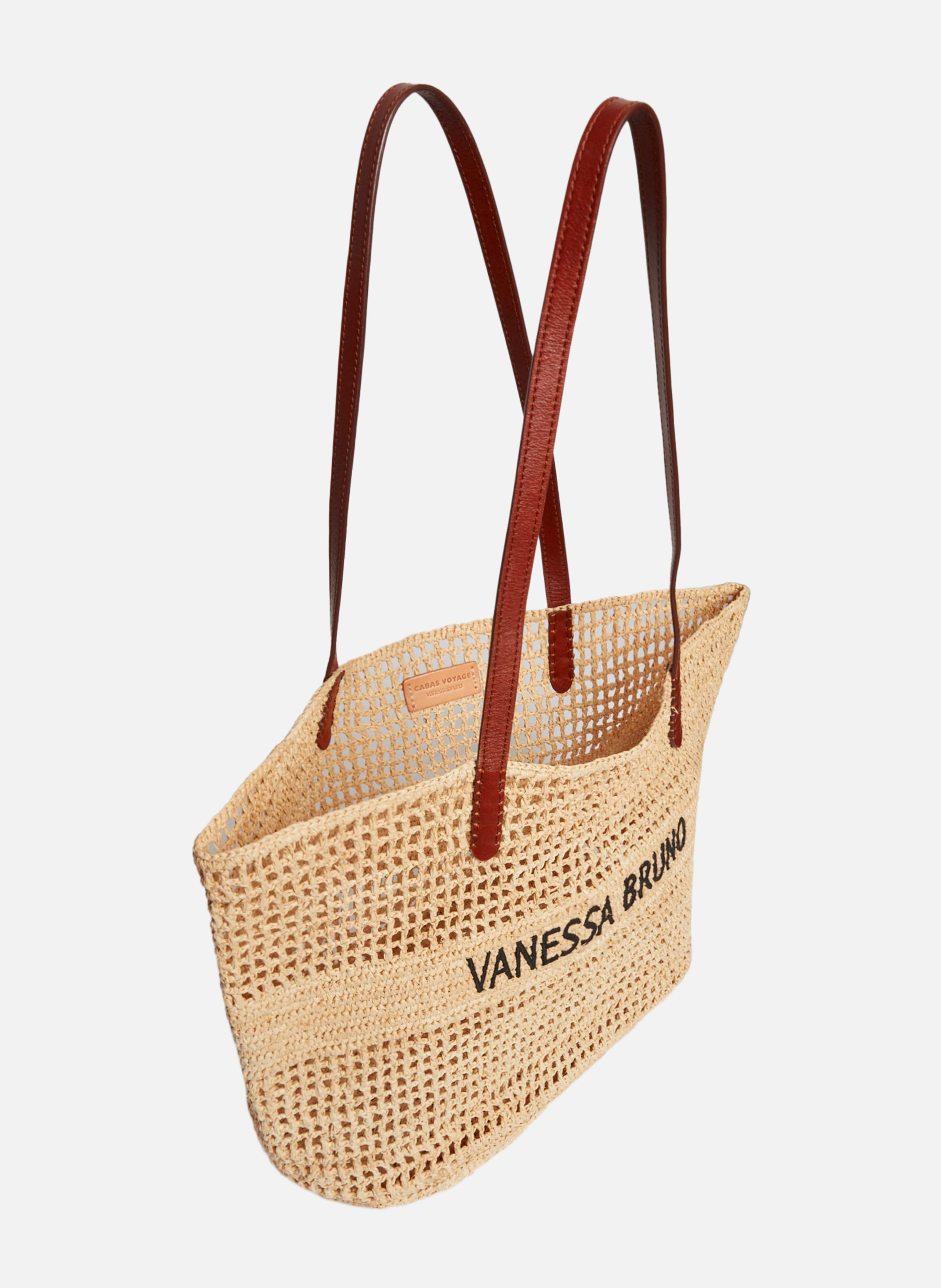 Panier en raphia VANESSA BRUNO Beige