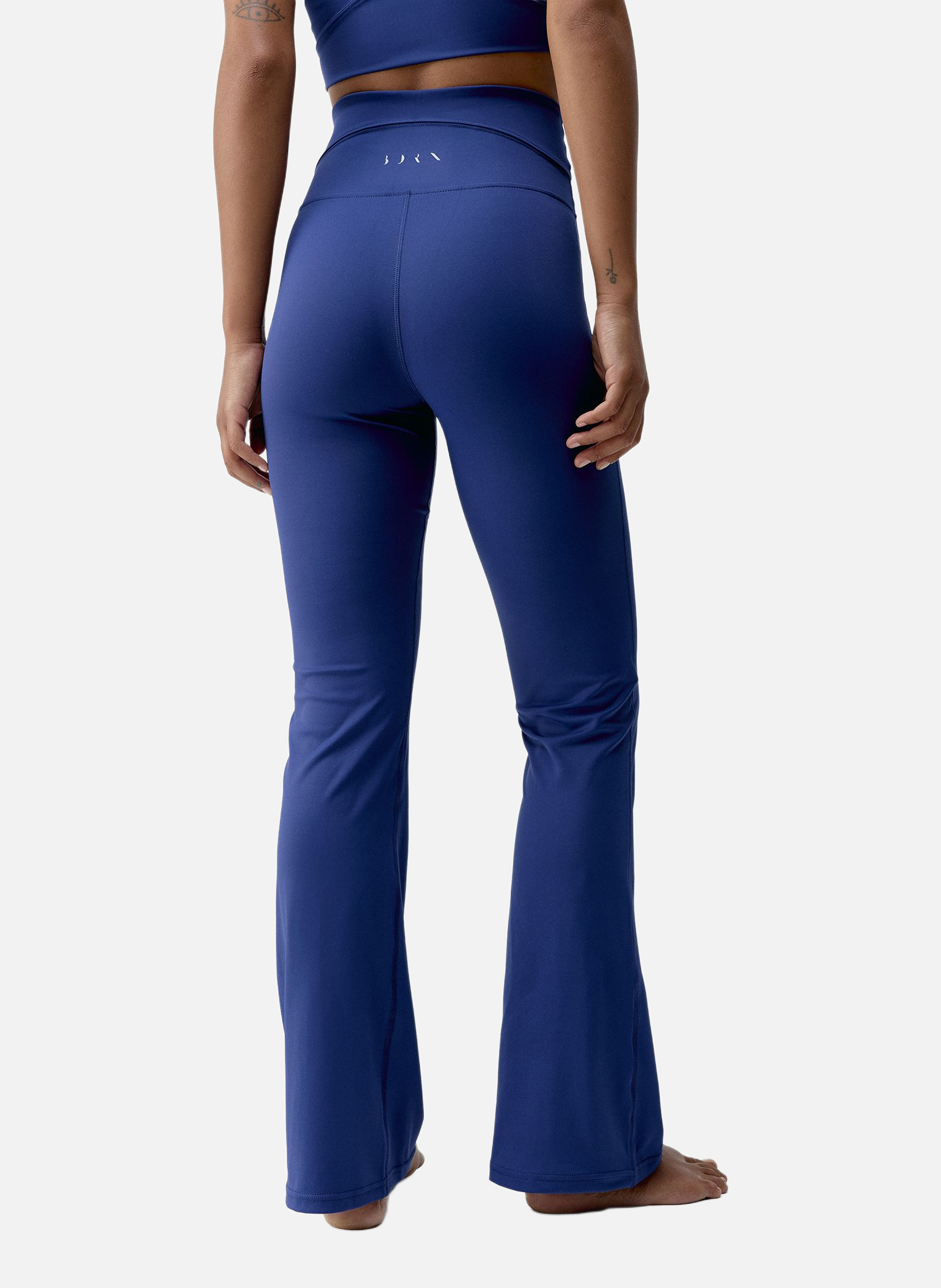 Legging de sport long performance saori BORN LIVING YOGA Bleu