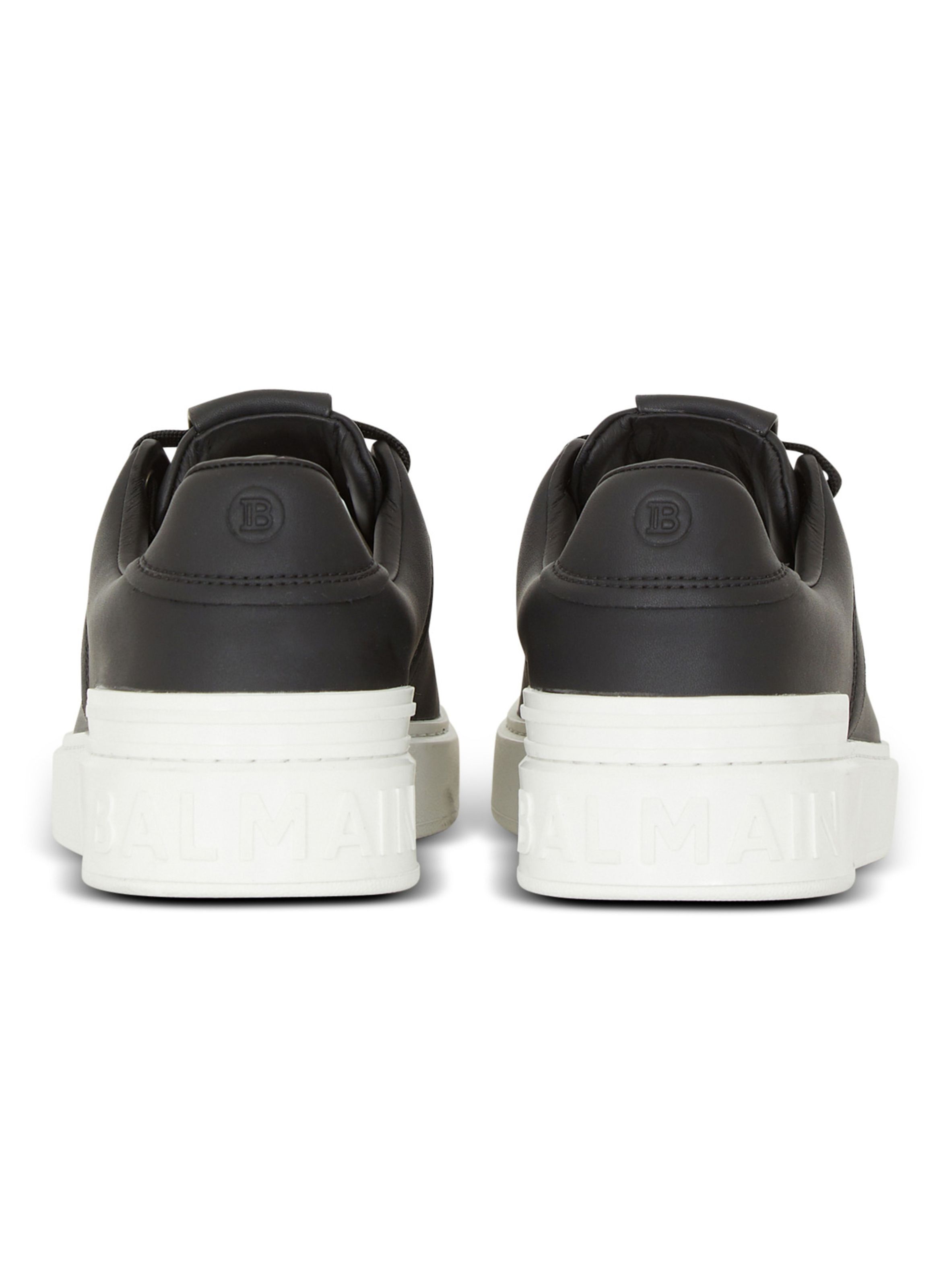 Baskets b-court en cuir de veau BALMAIN Multicolore