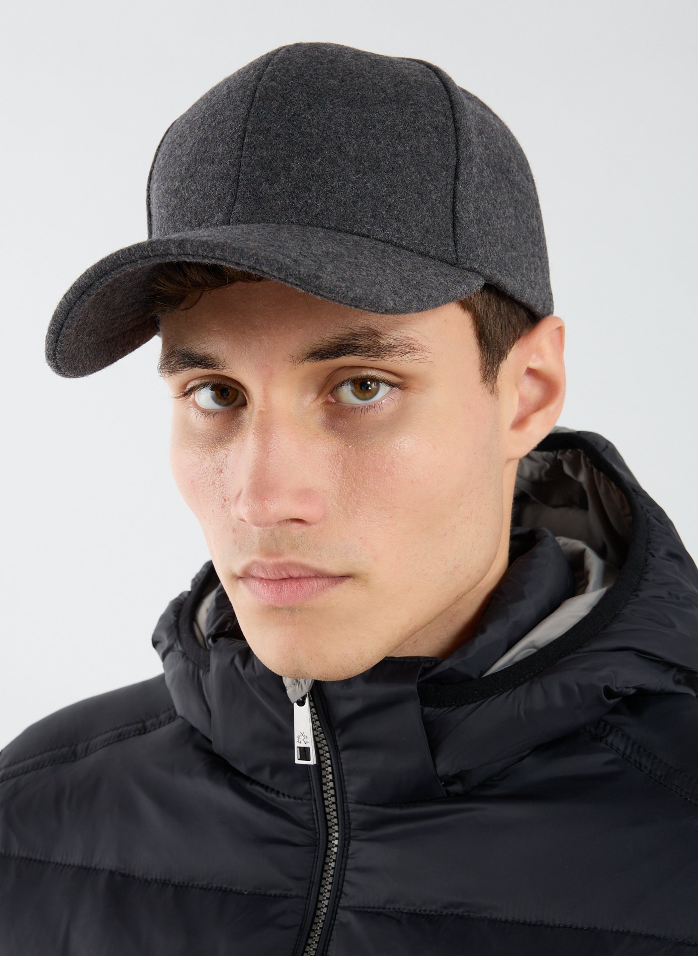 Wool-blend baseball cap SAISON 1865 Grey