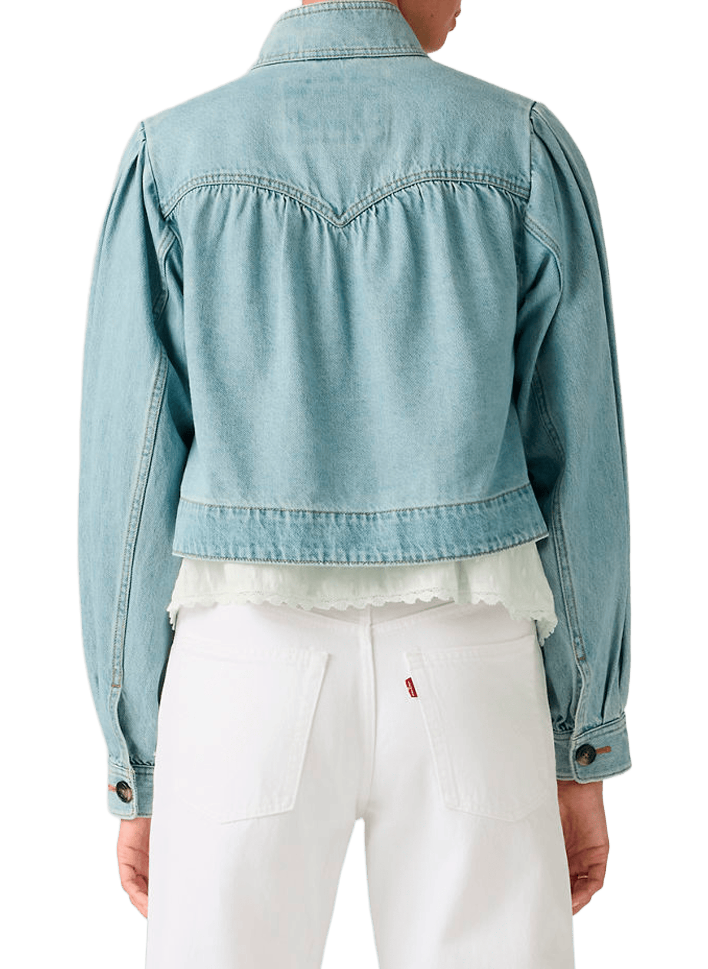 Pretty short cotton Parker jacket LEVI'S Blue