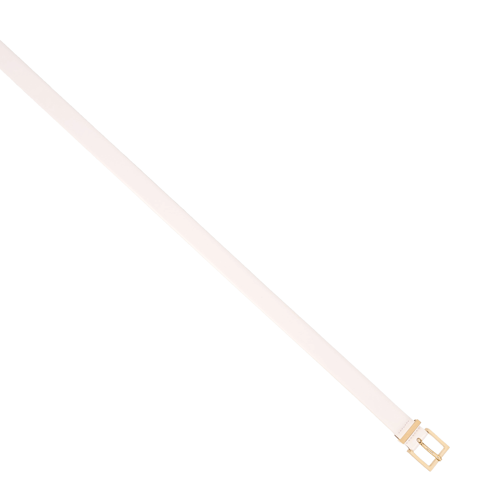 Ceinture unie en cuir SANDRO Blanc