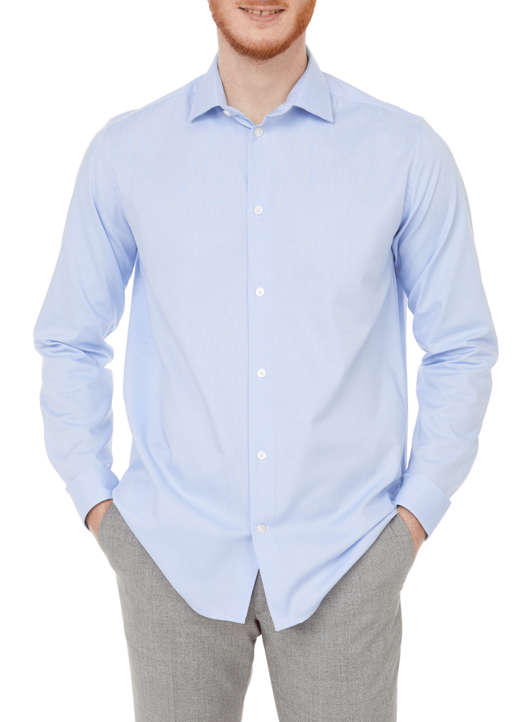 Cotton shirt AU PRINTEMPS PARIS Blue