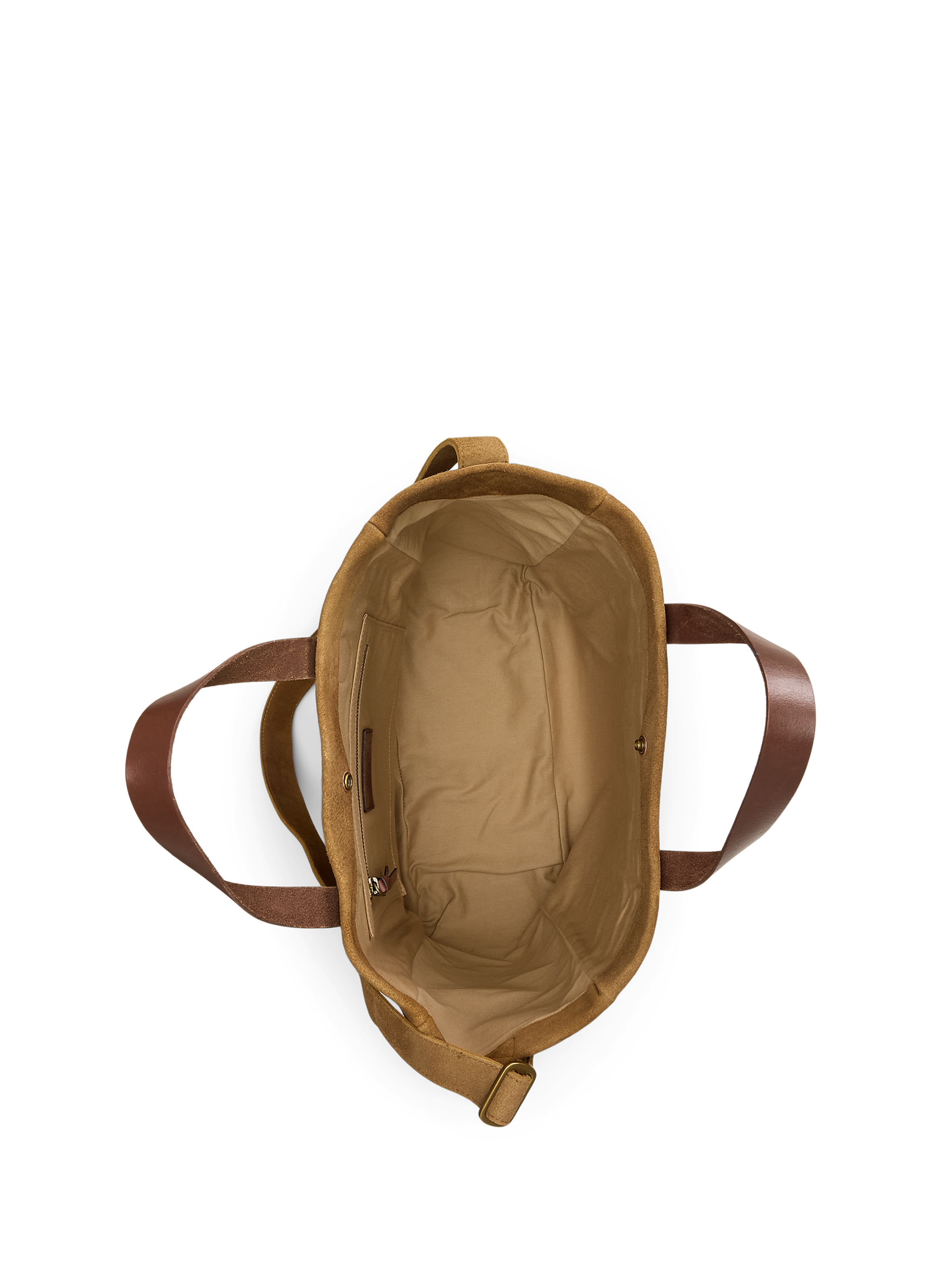 Sac cabas Polo Bear en daim texturé POLO RALPH LAUREN Beige