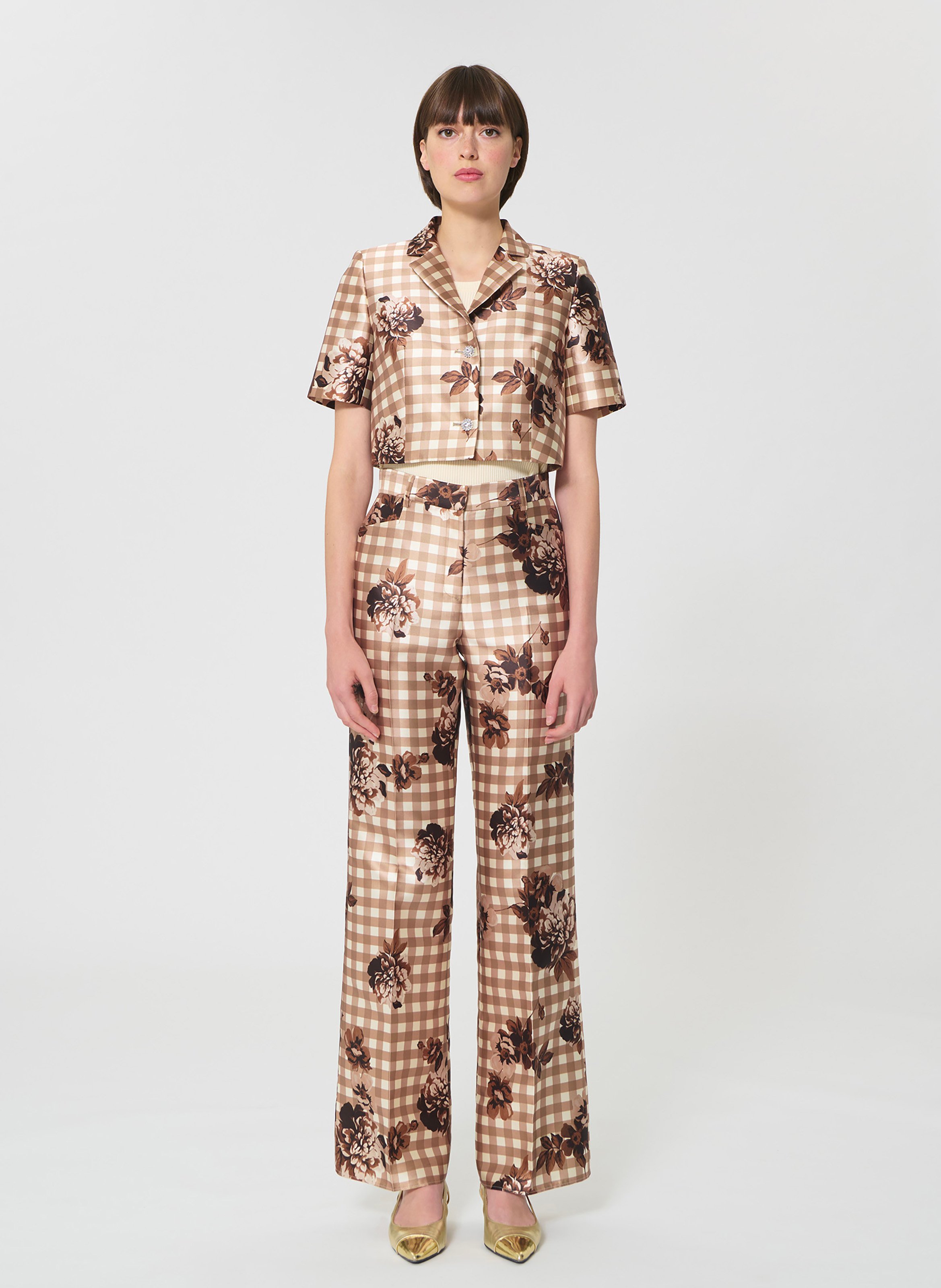 Veste violette TARA JARMON Beige