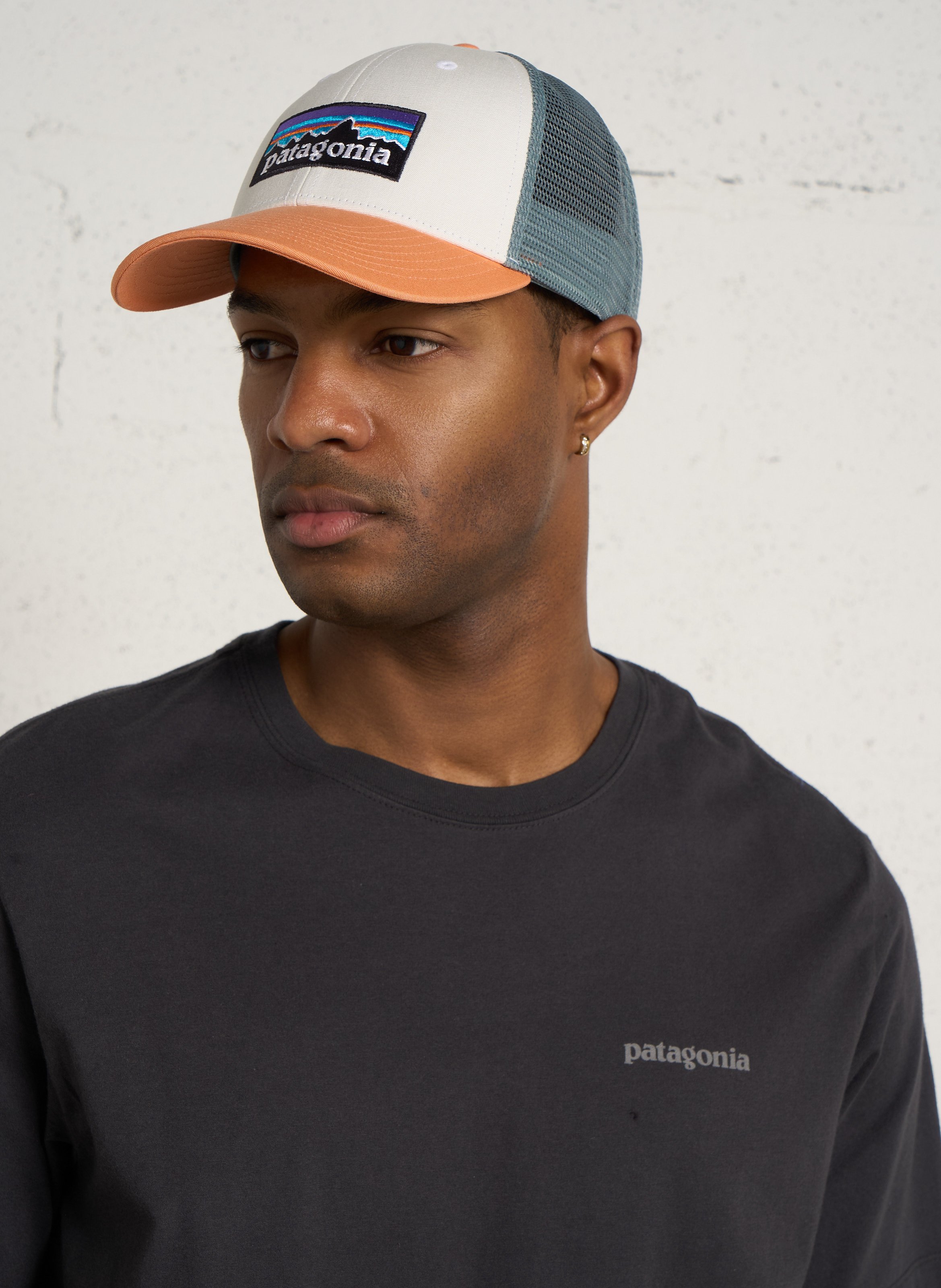 Casquette brodée en coton et mesh PATAGONIA Multicolore