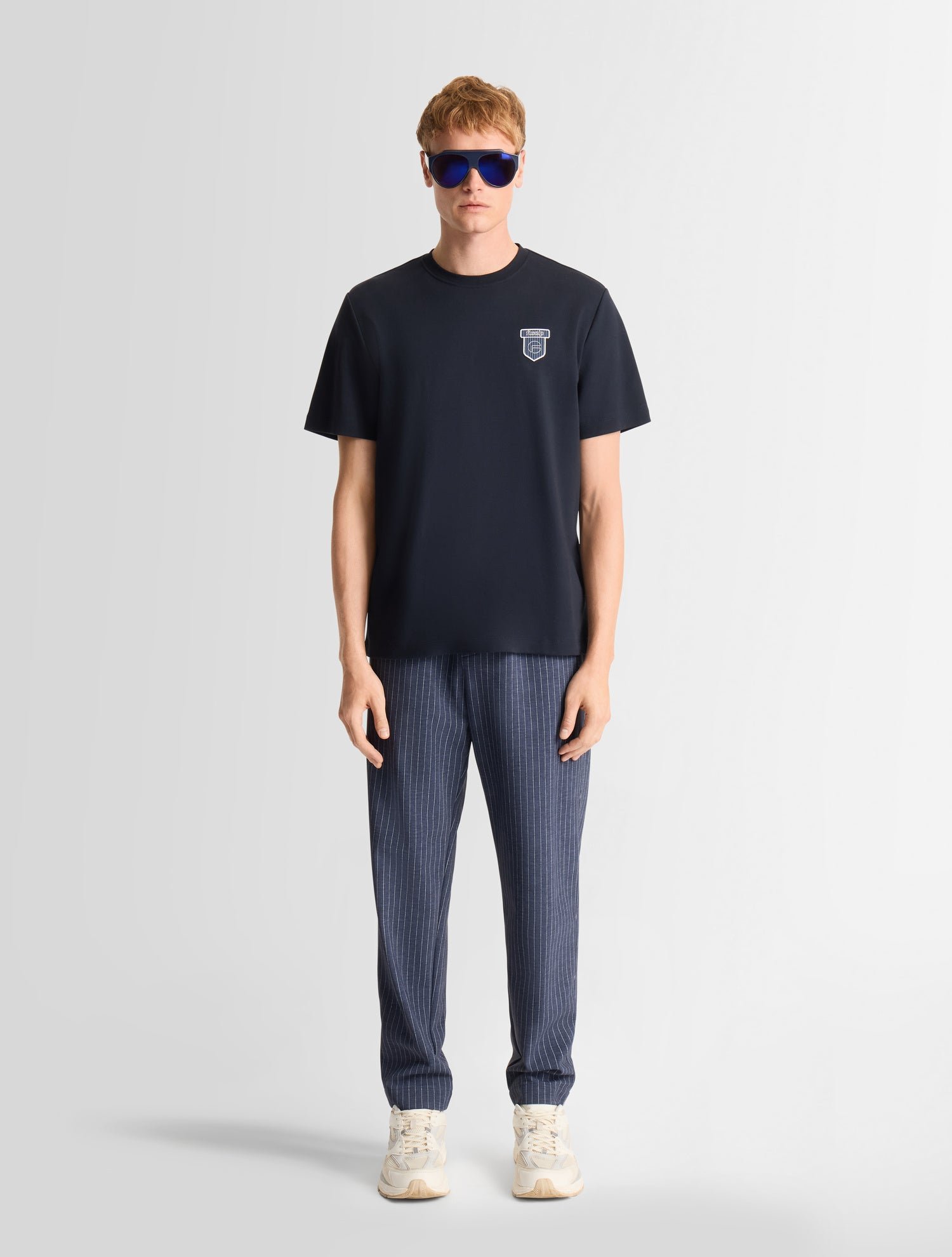 T-shirt tylo anim col rond coupe regular FUSALP Bleu