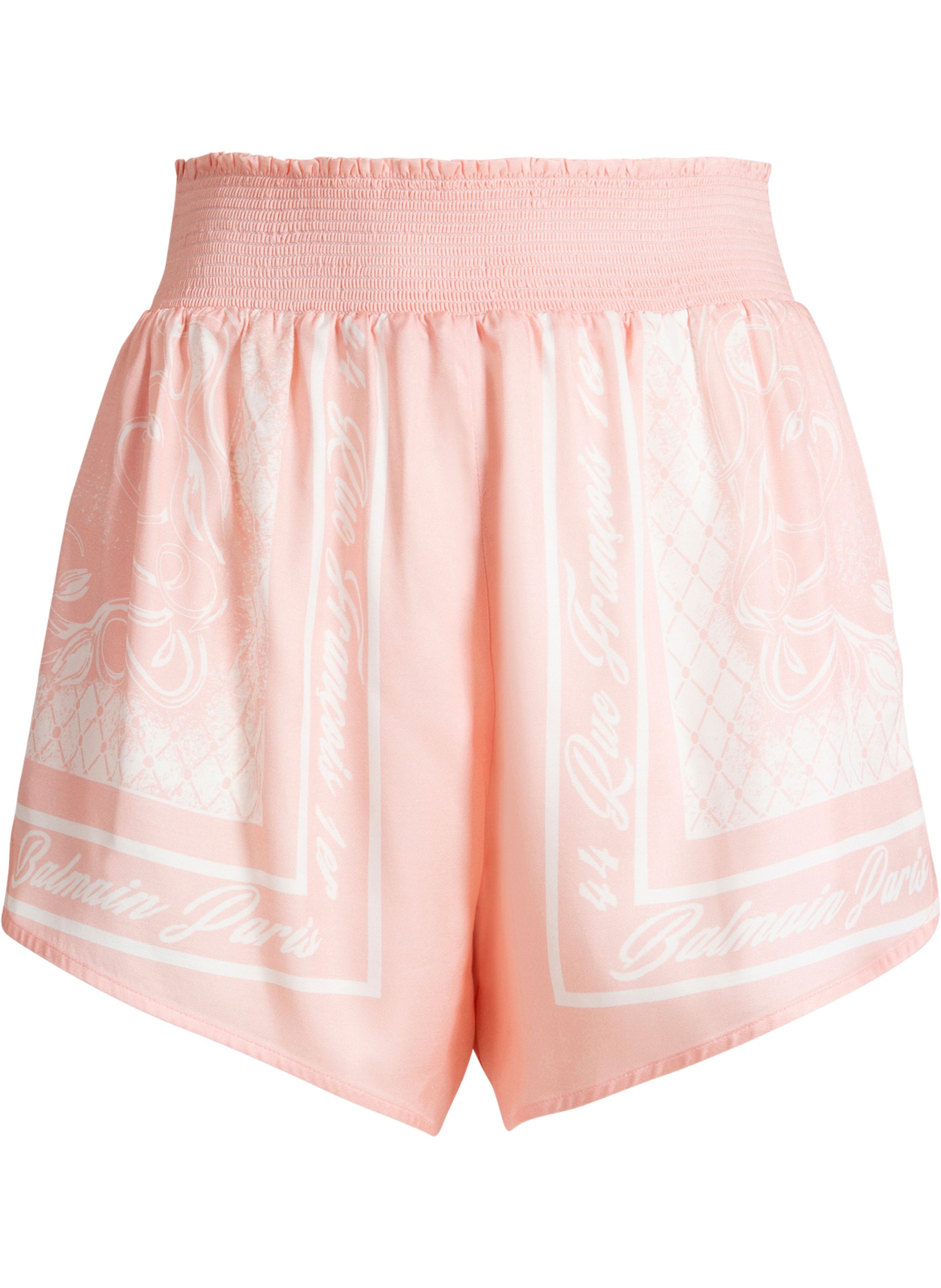 Short pyjama imprimé foulard BALMAIN Rose