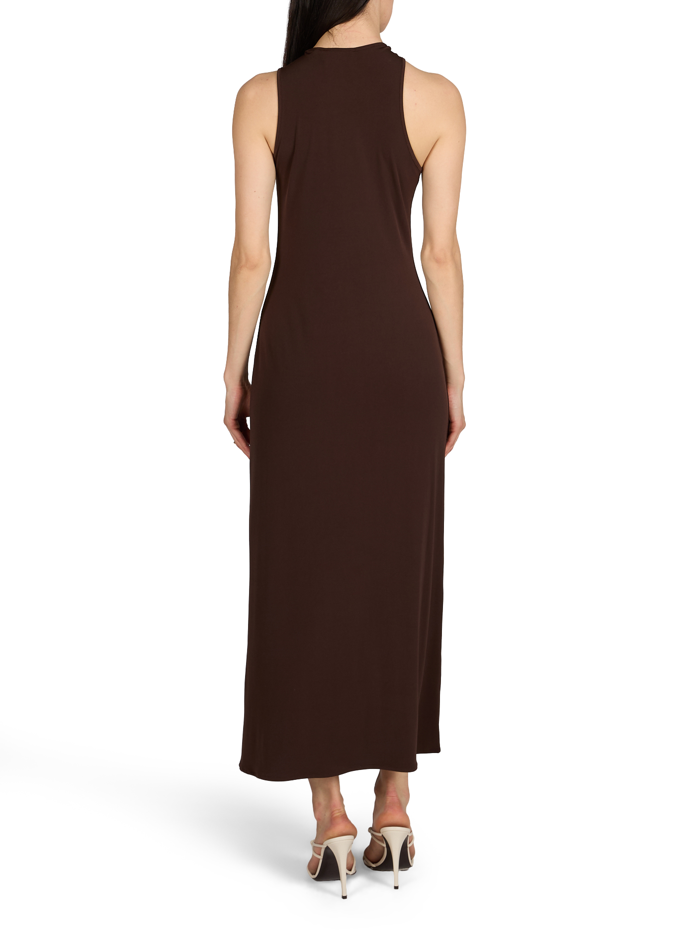 Robe longue sans manches COPERNI Marron