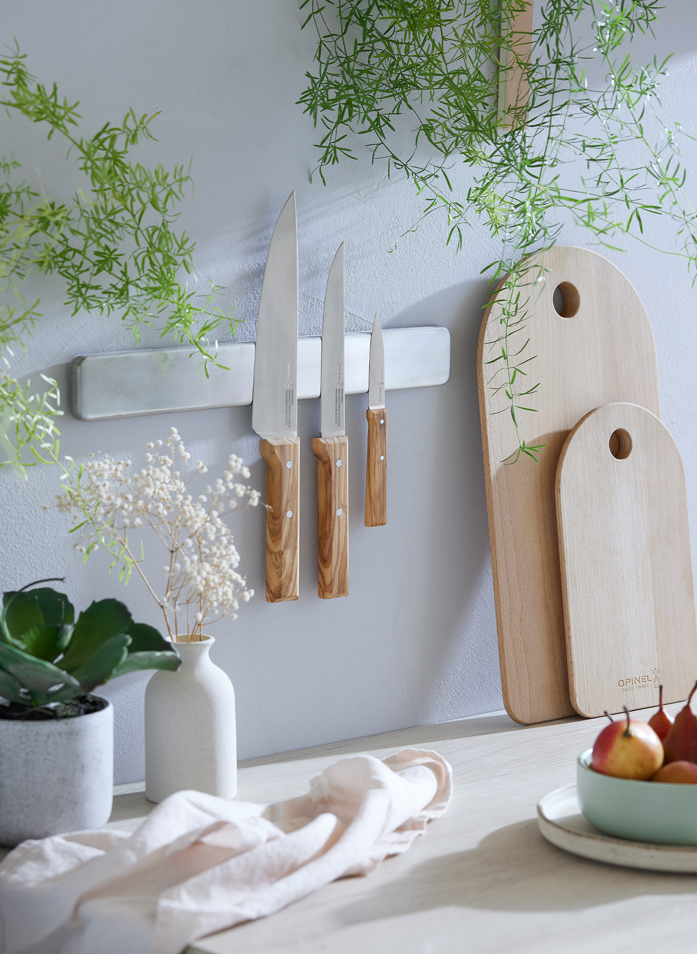 Coffret de 3 couteaux Trio OPINEL Marron