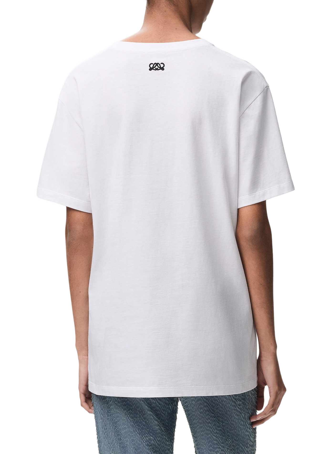 Kapsel 180 Jahre - Klassisches bedrucktes Baumwoll-T-Shirt LOEWE Weiss