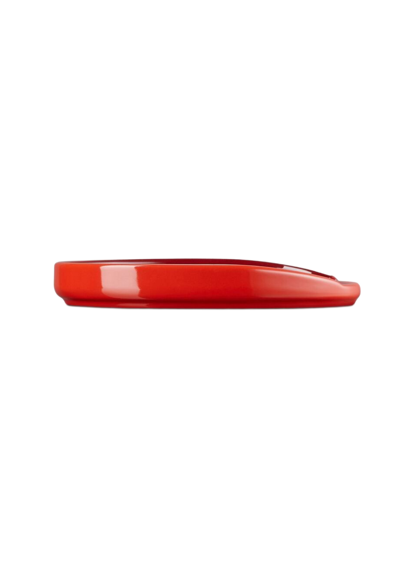Löffelablage aus Keramik in ovaler Form | Rot LE CREUSET Haus