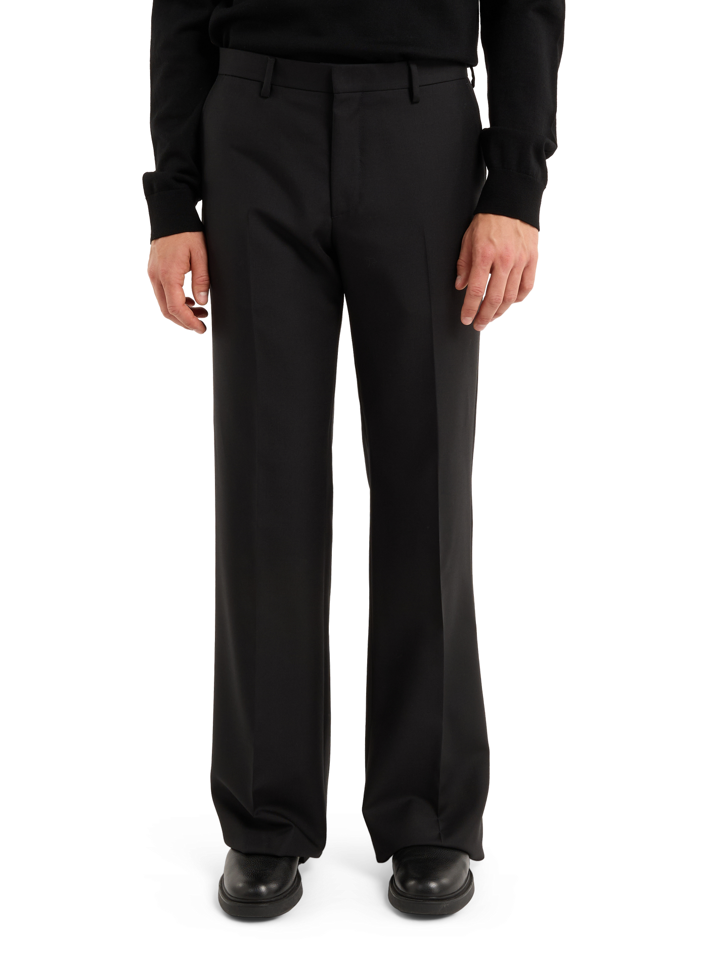 Wool tailored trousers SAISON 1865 Black
