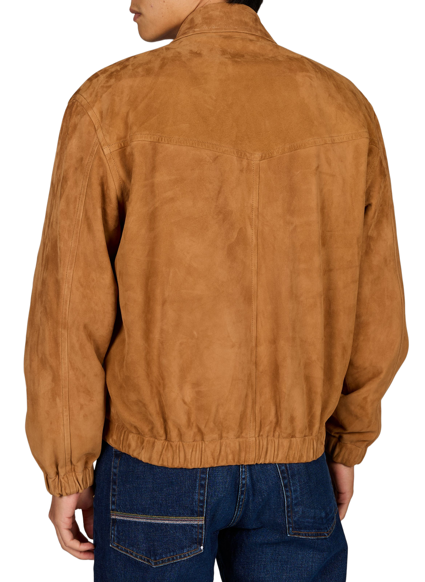 Leather jacket PAUL SMITH Brown