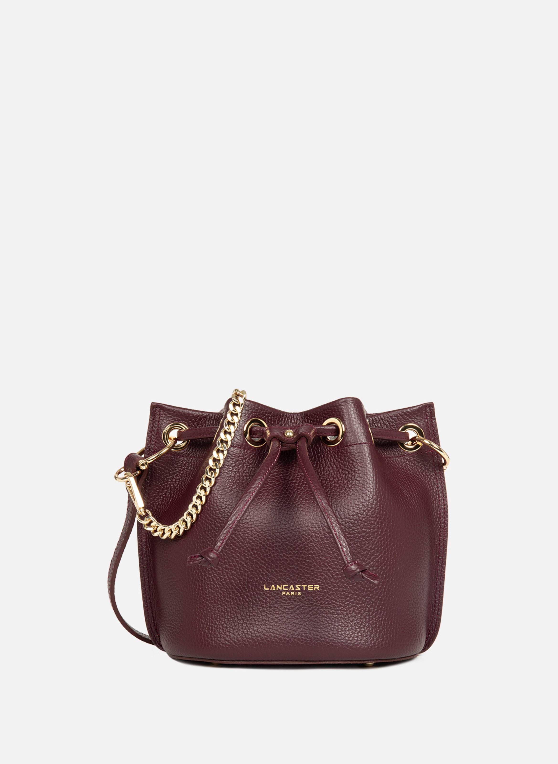 Petit sac bourse - alba double LANCASTER Rouge