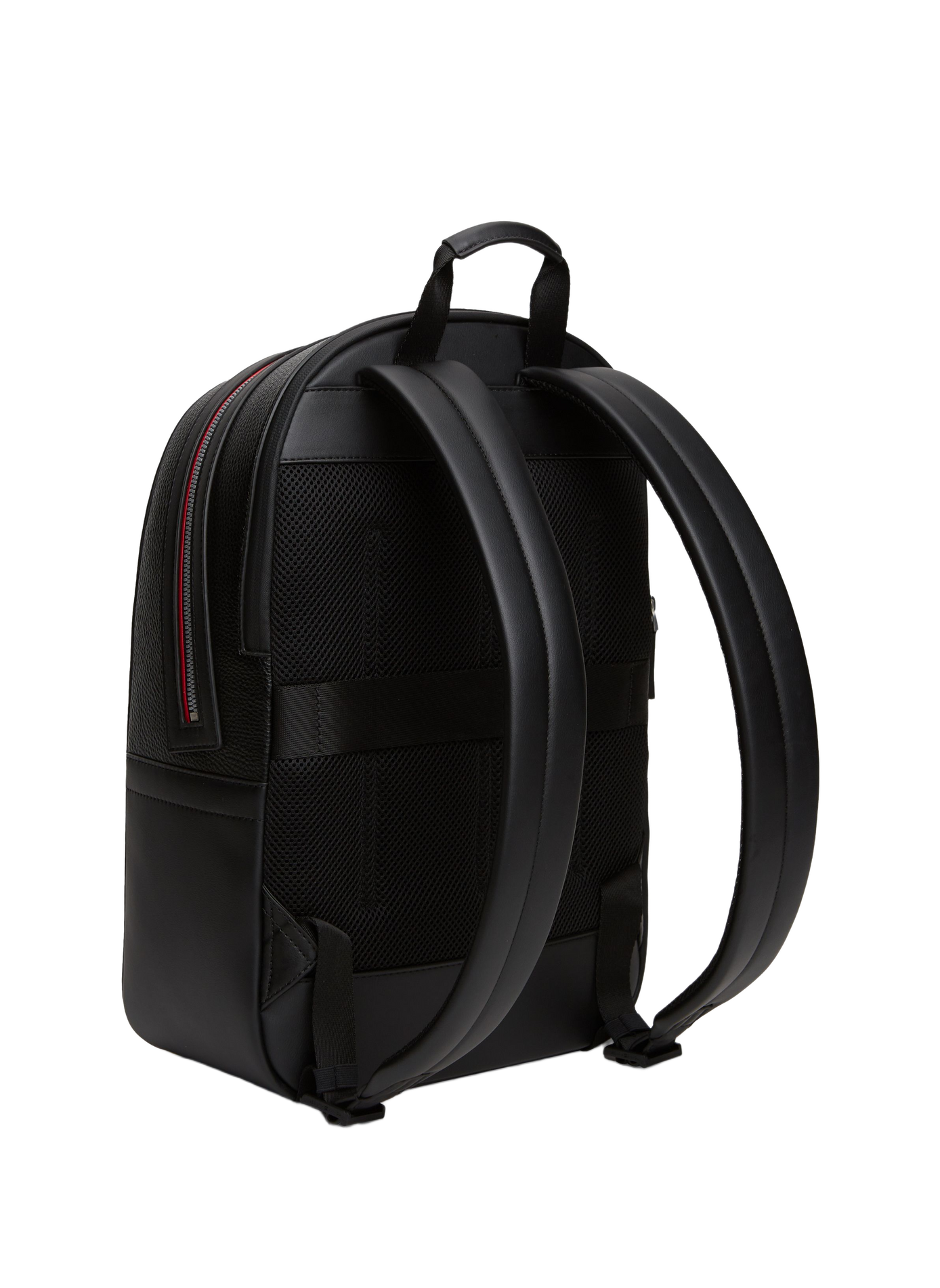 Rounded Zip Backpack TOMMY HILFIGER Black