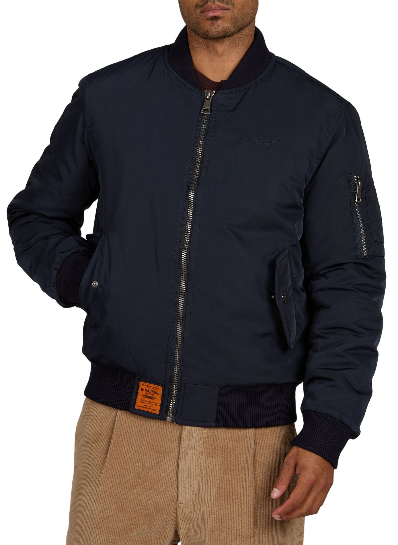 Bomber oversize uni BOMBERS ORIGINAL Bleu