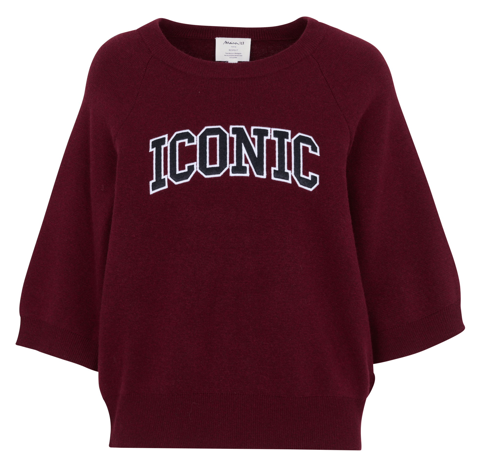 Pull col rond atelier MAISON 123 Rouge