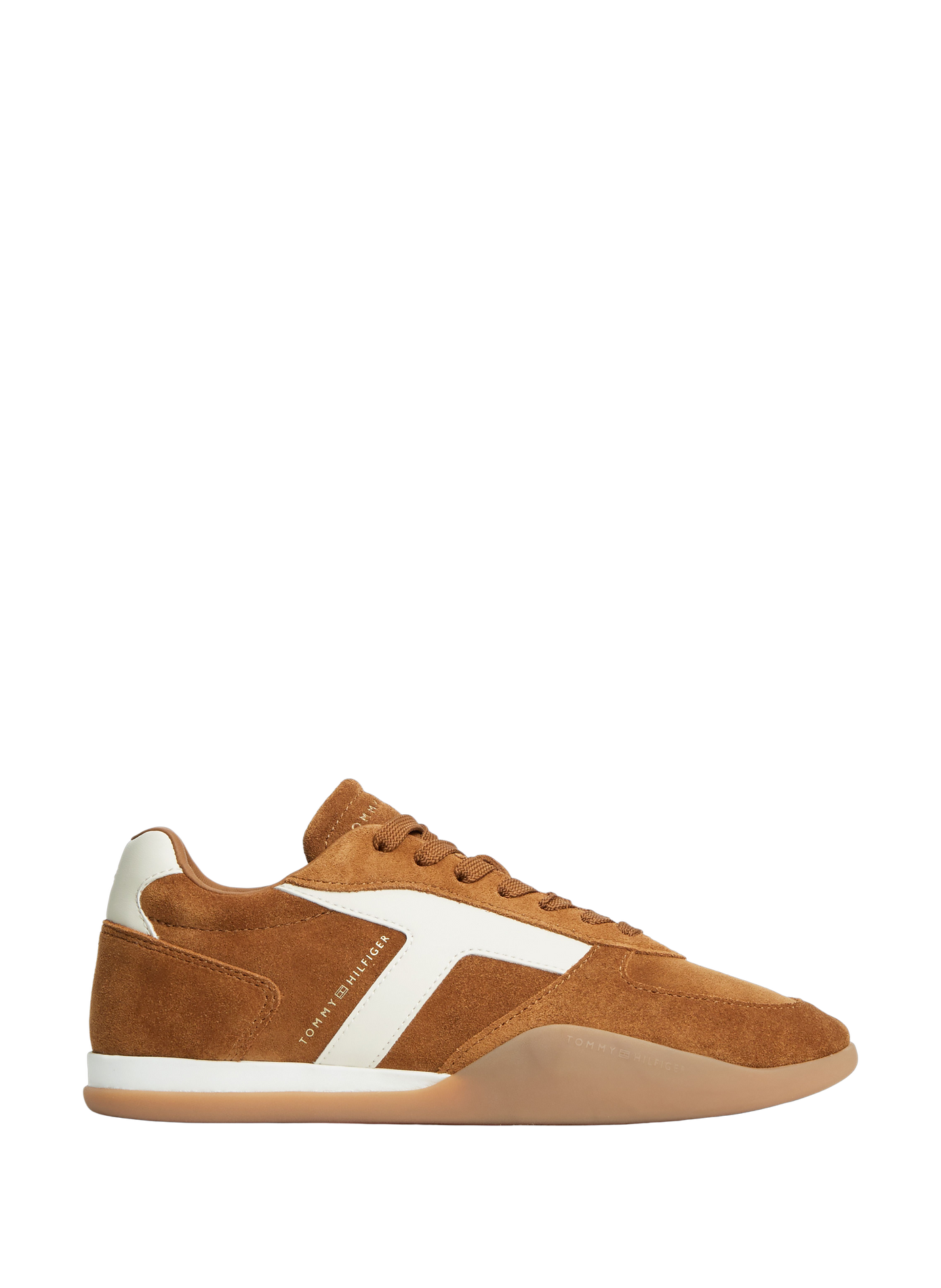 Baskets basses en cuir TOMMY HILFIGER Orange