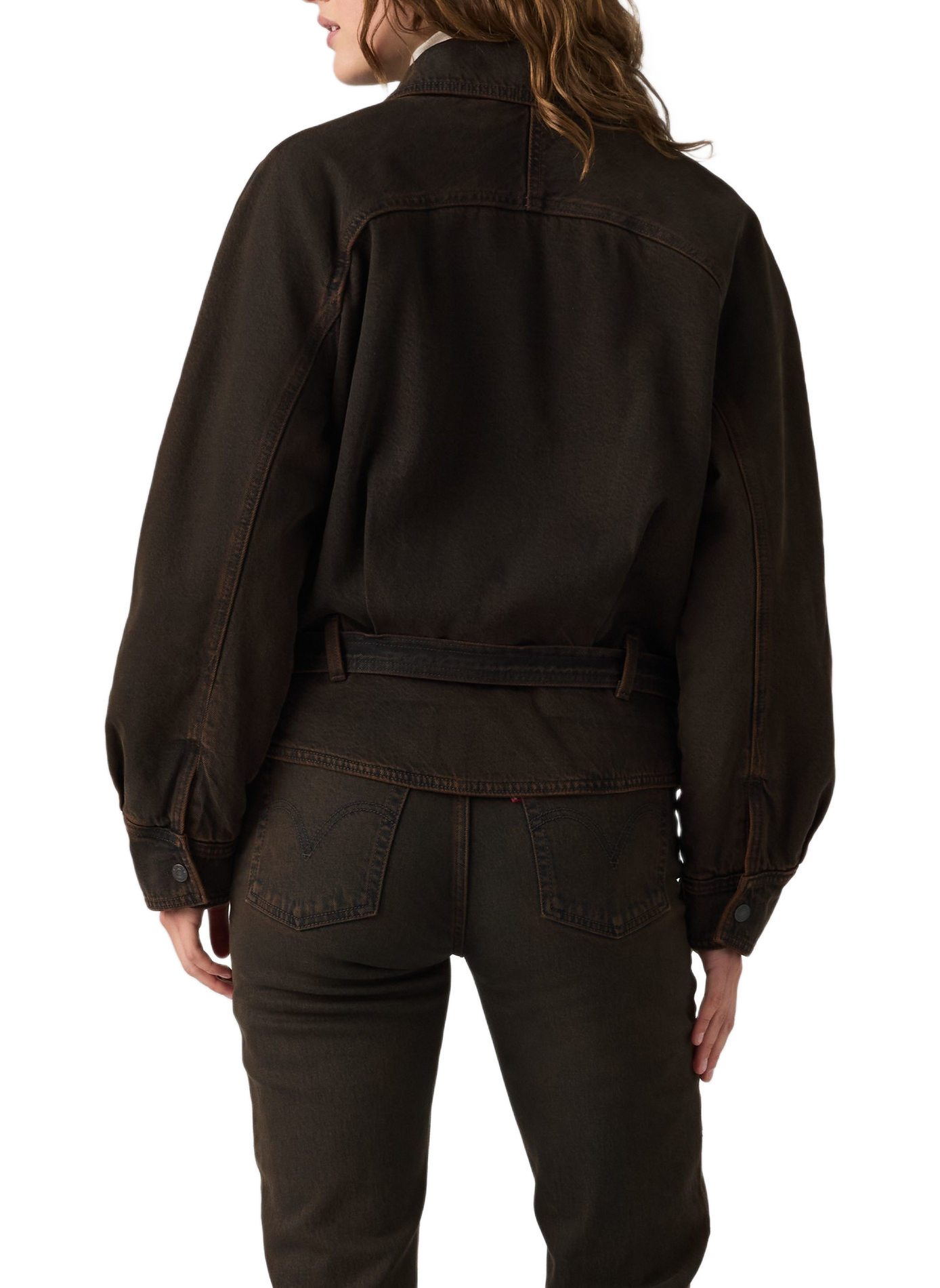 Blazer mit Revers aus Baumwolle LEVI'S Braun