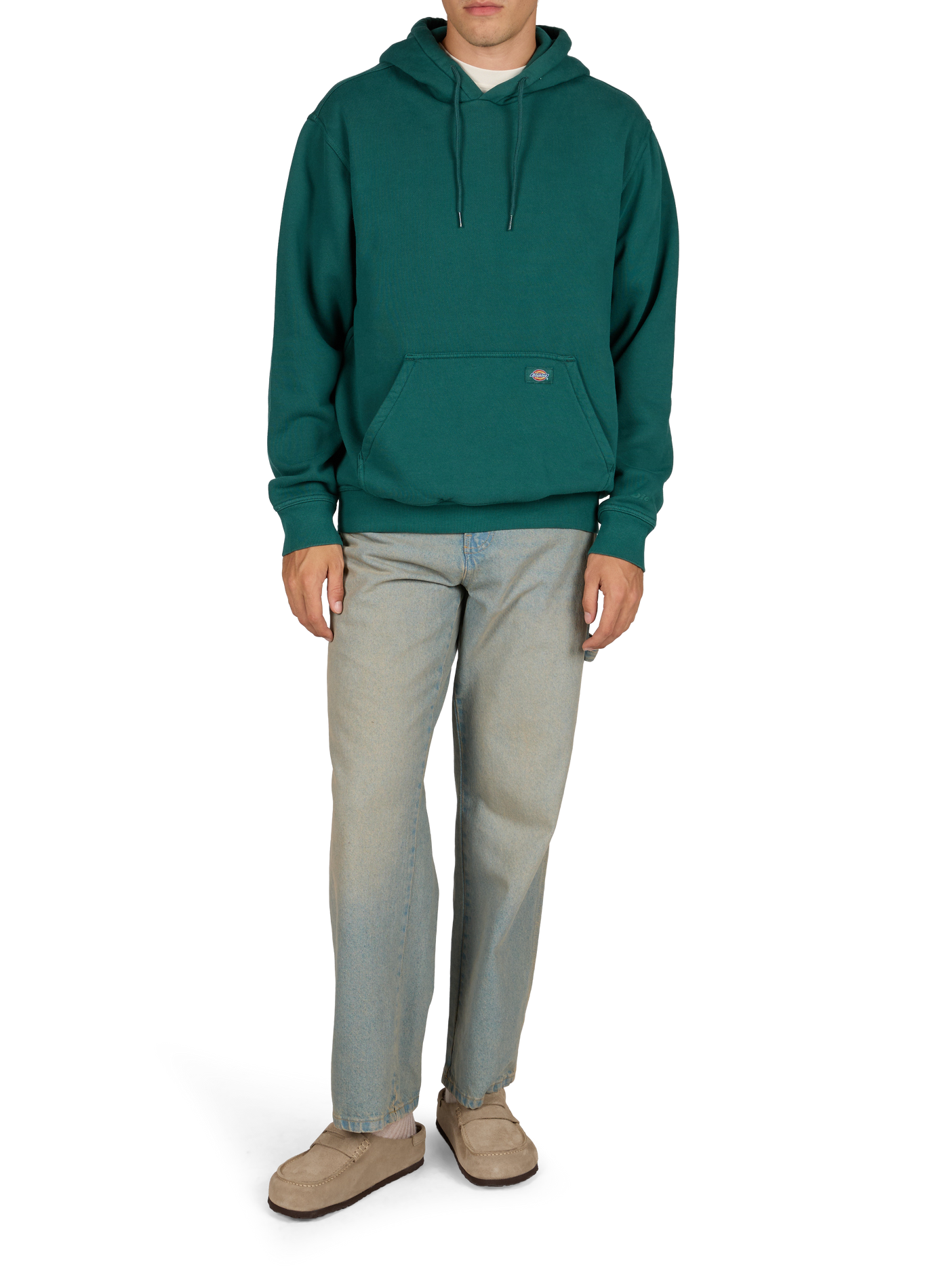 Effen hoodie met rechte pasvorm DICKIES Groen