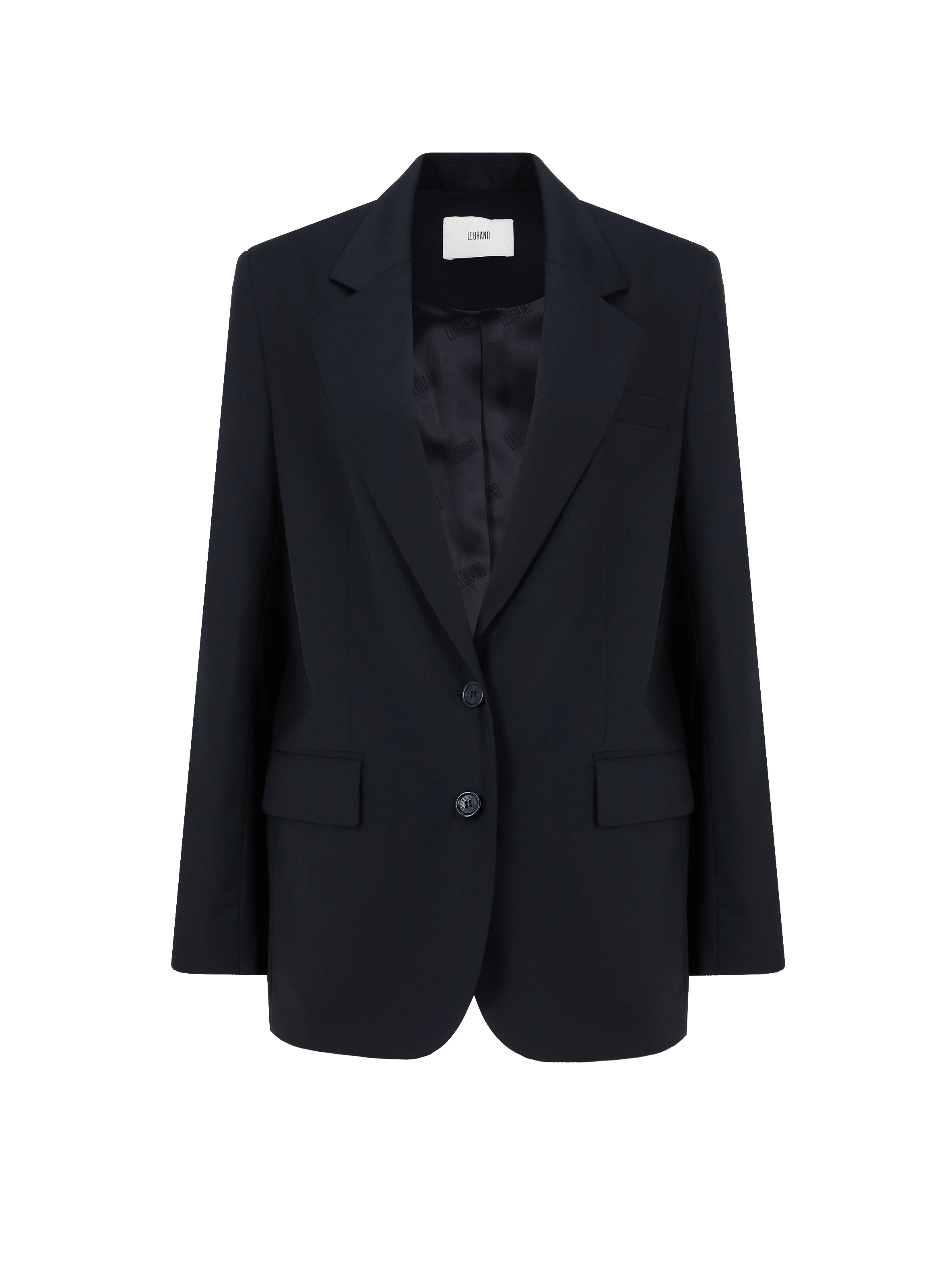Blazer en laine mélangée