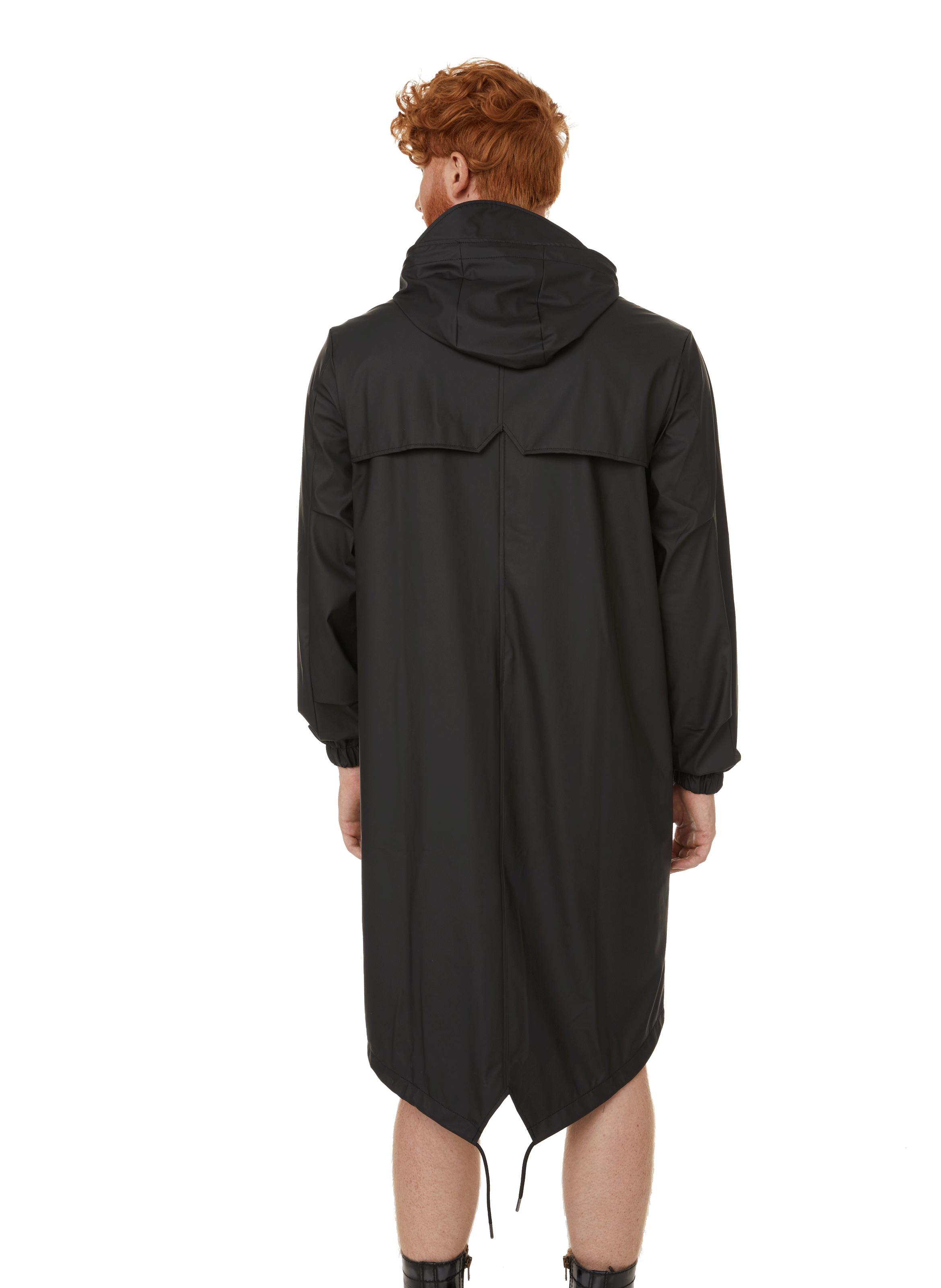 Polyester raincoat RAINS Black