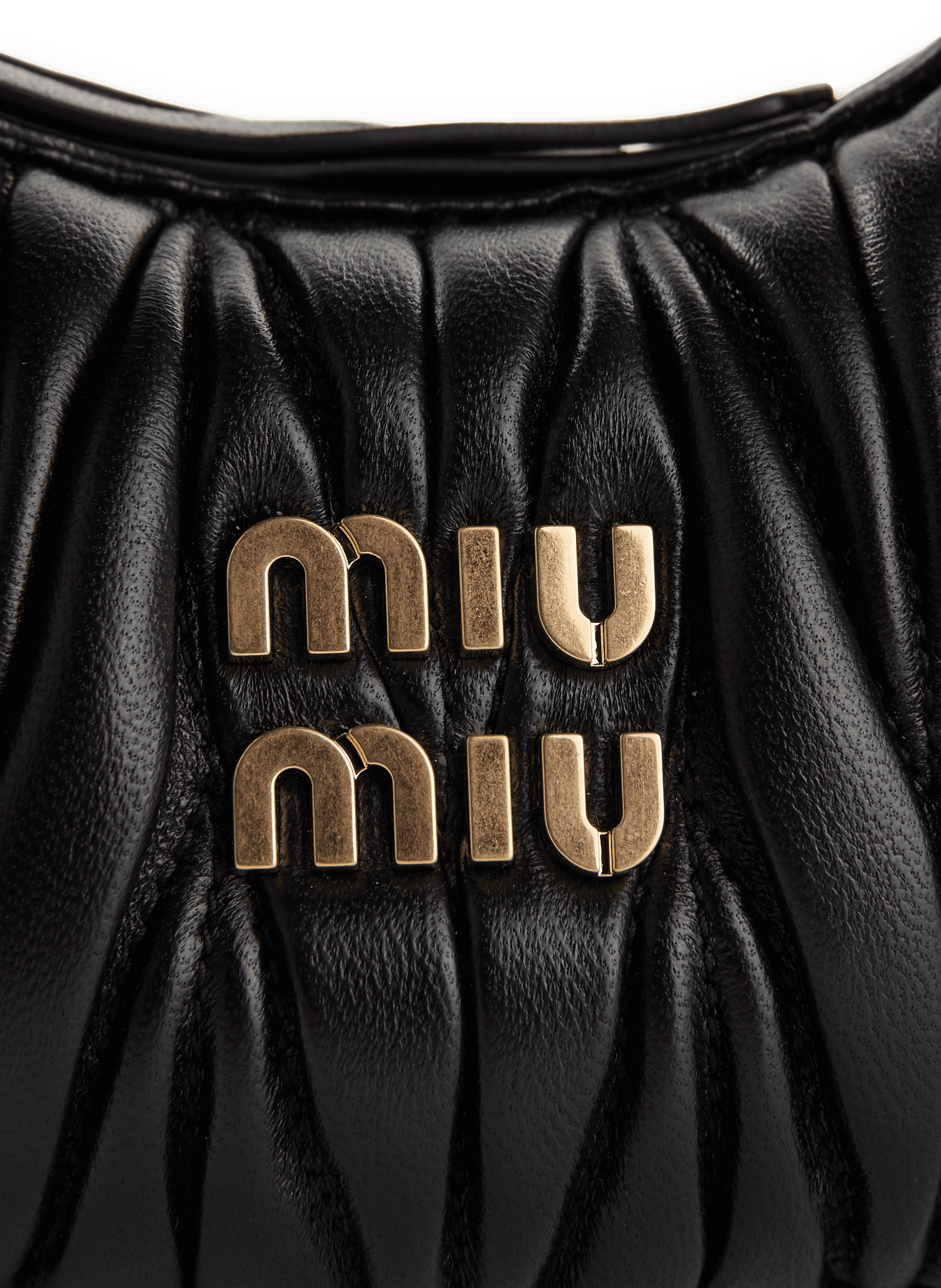 Quilted leather handbag MIU MIU Black