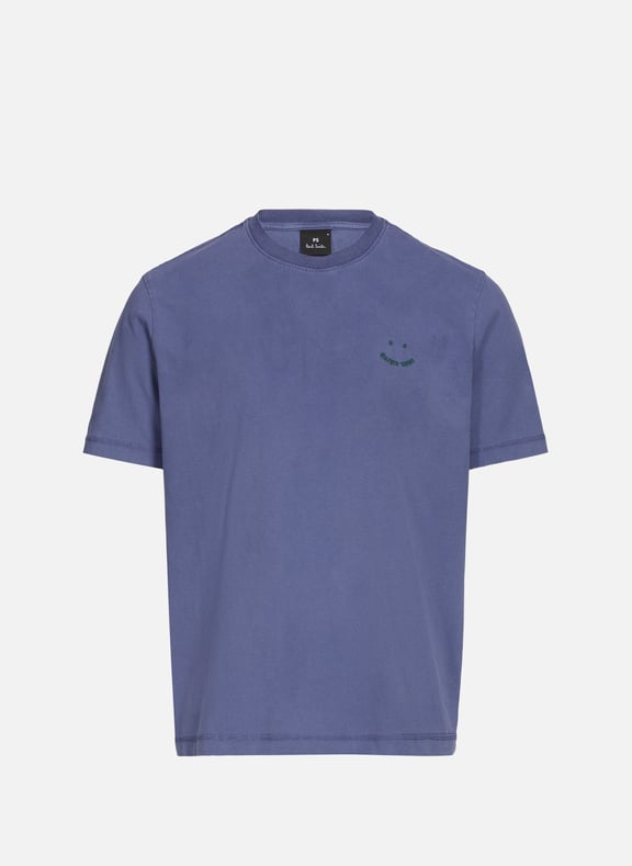 Classic Cotton T-Shirt Blue by PAUL SMITH PAUL SMITH Classic Cotton T-Shirt Blue