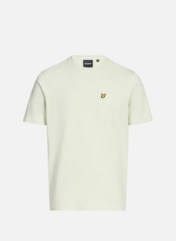 Plain Cotton T-shirt Beige by LYLE & SCOTT LYLE & SCOTT Plain Cotton T-shirt Beige
