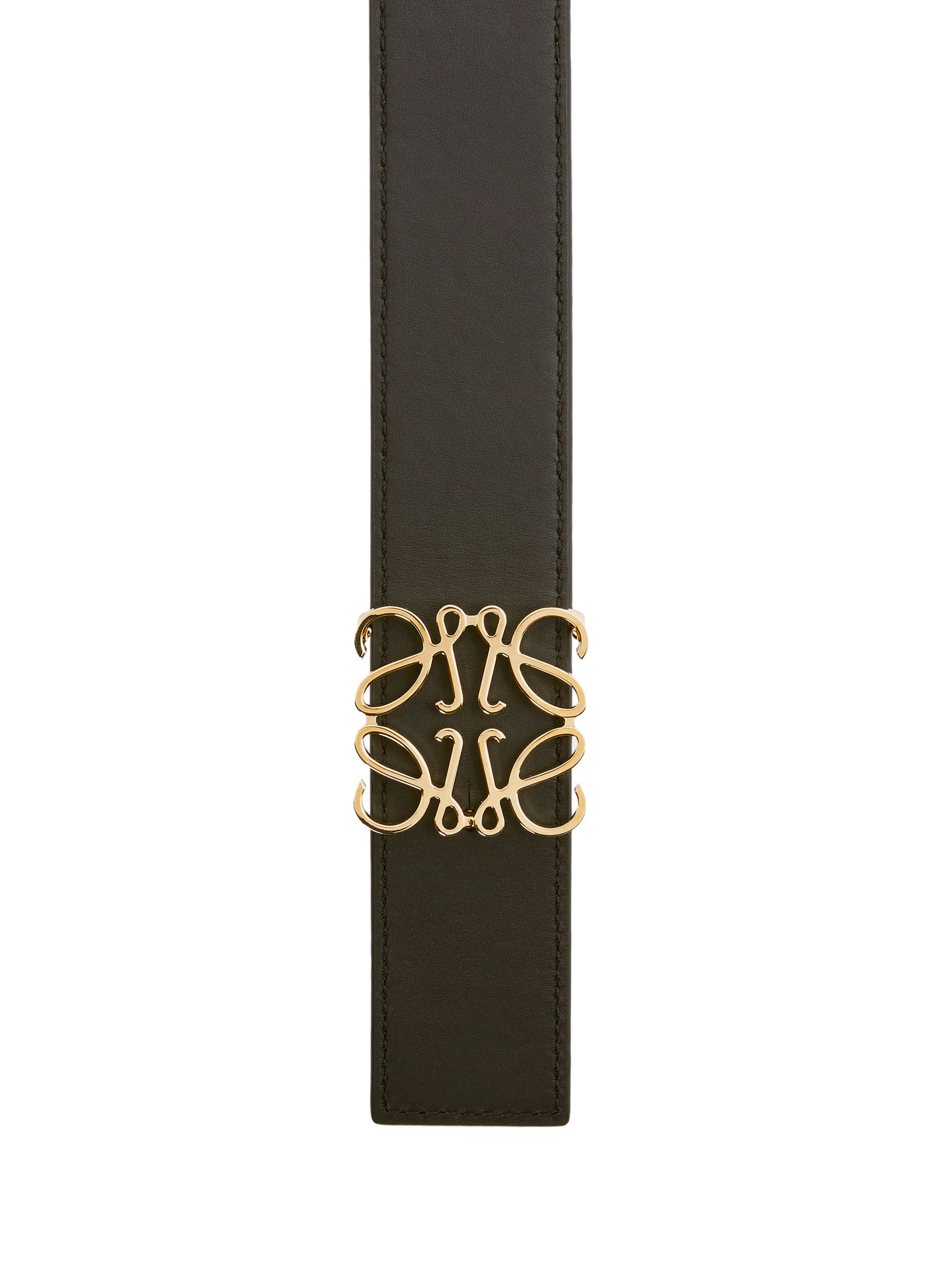 Reversible calf leather Anagram belt LOEWE Multicolour