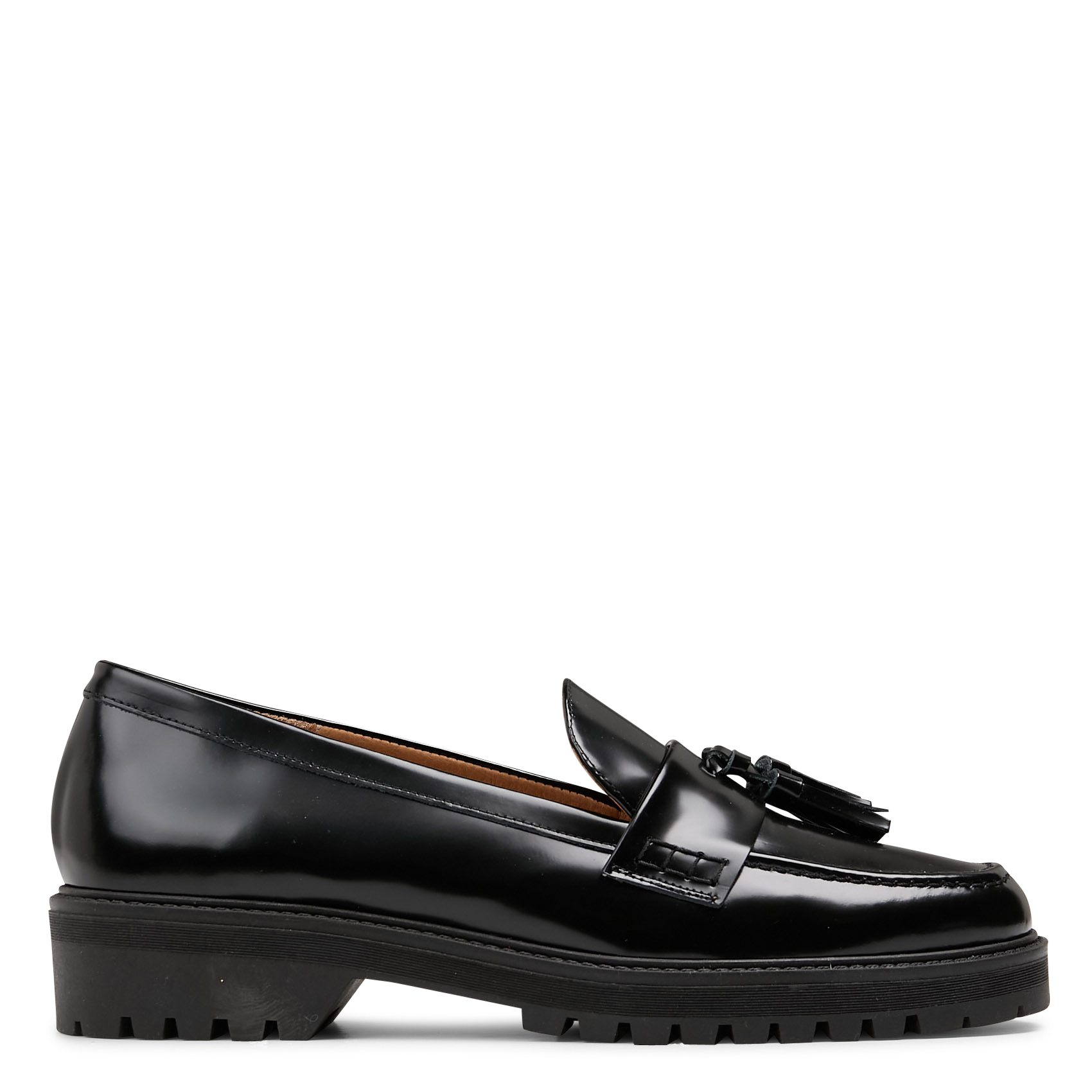 MAISON 123 Mocassins en cuir valentin Noir