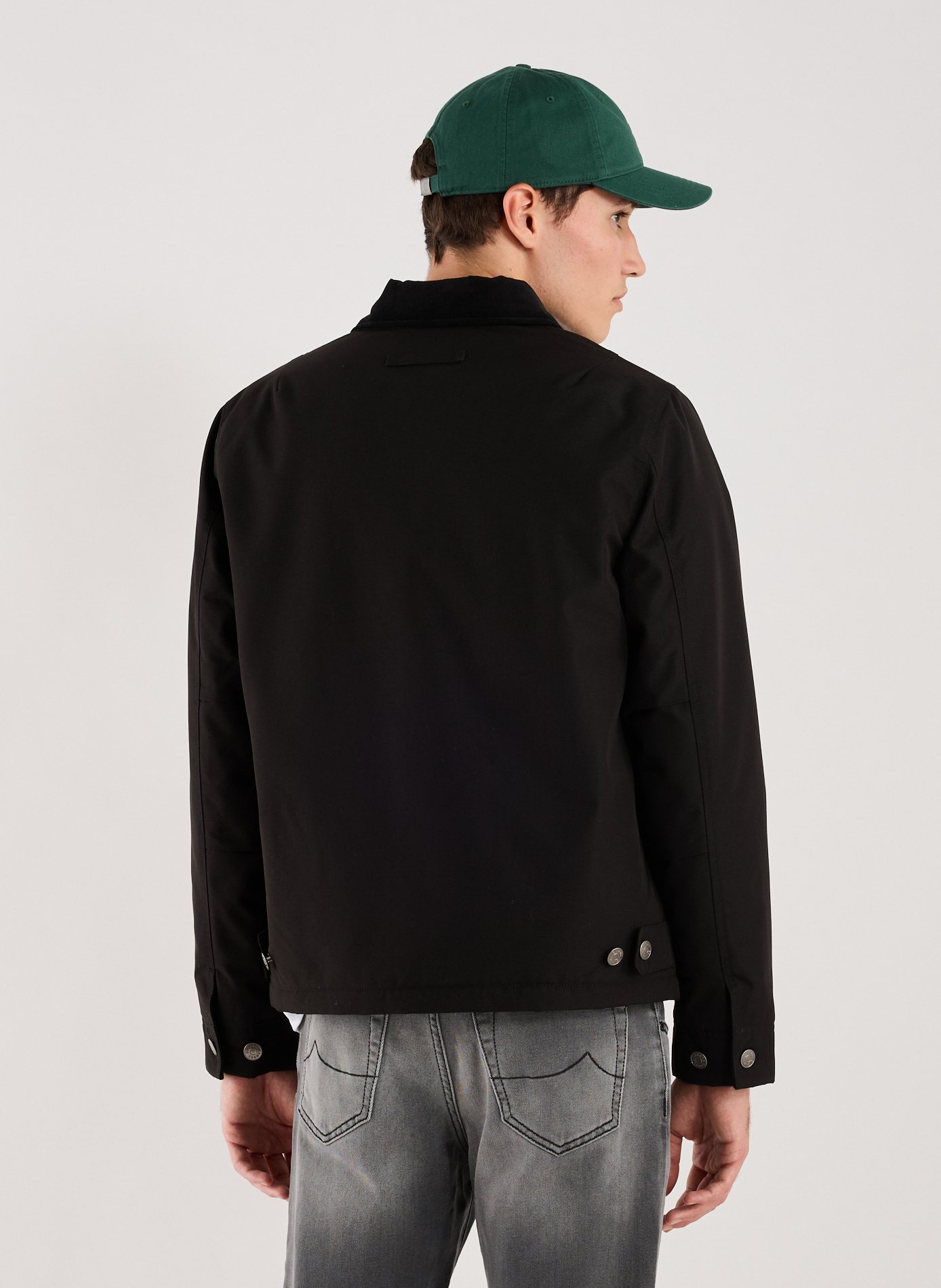 Veste droite à col classique SAMSOE SAMSOE Noir