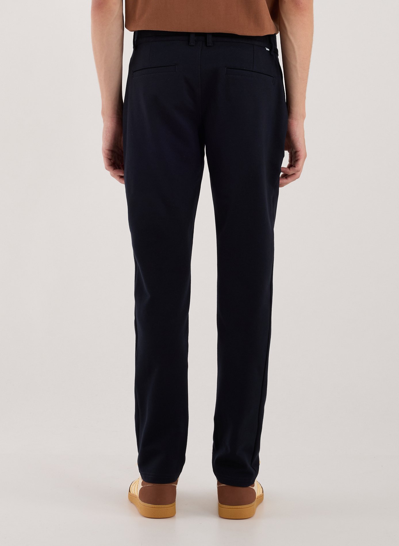 Bedford slim-fit cotton trousers 1789 CALA Blue