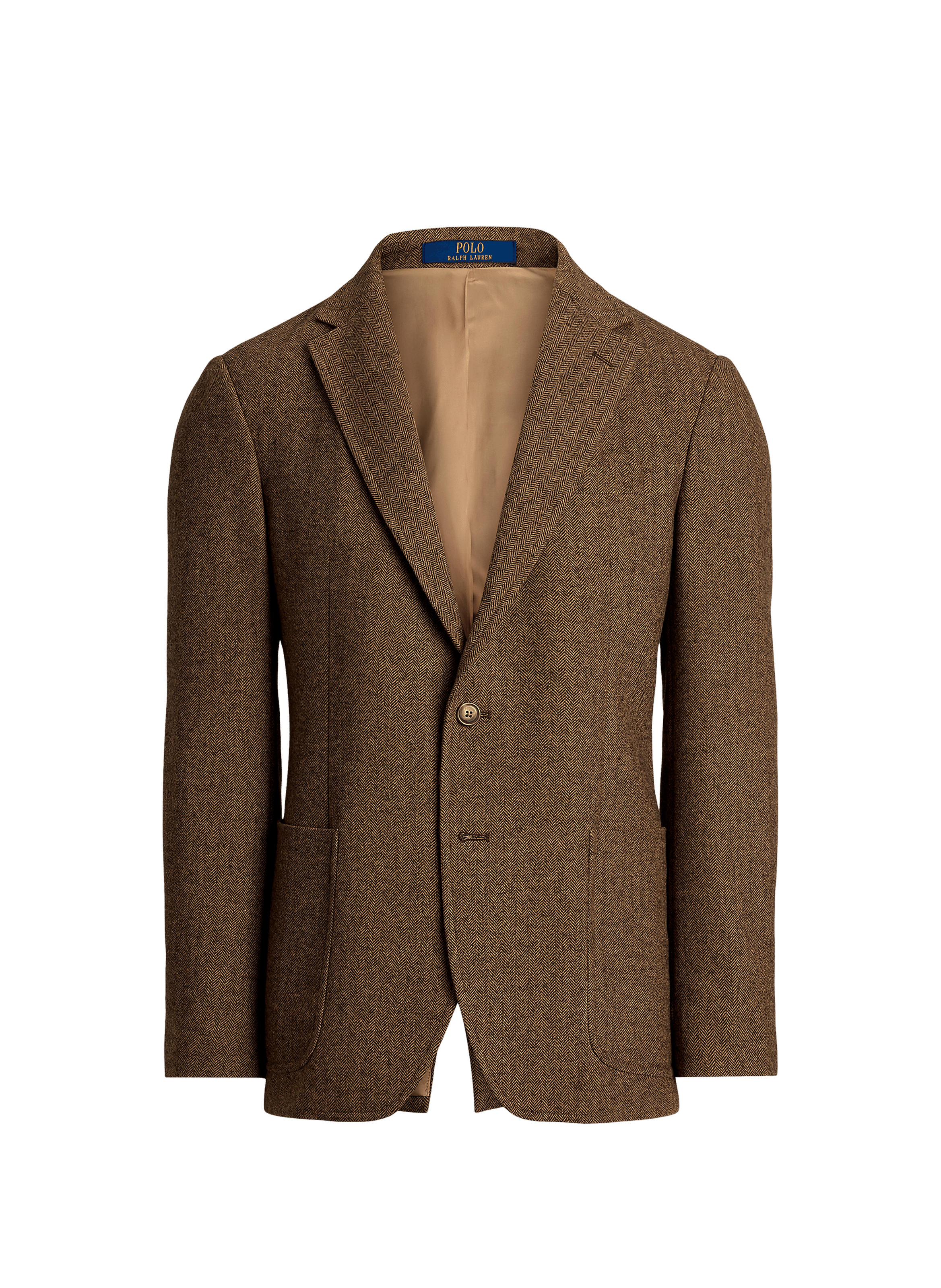 Herringbone blazer POLO RALPH LAUREN Brown