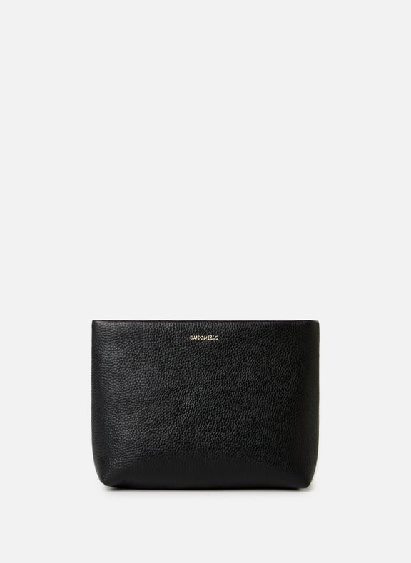 Pochette en cuir Noir by SAISON 1865 SAISON 1865 Pochette en cuir Noir