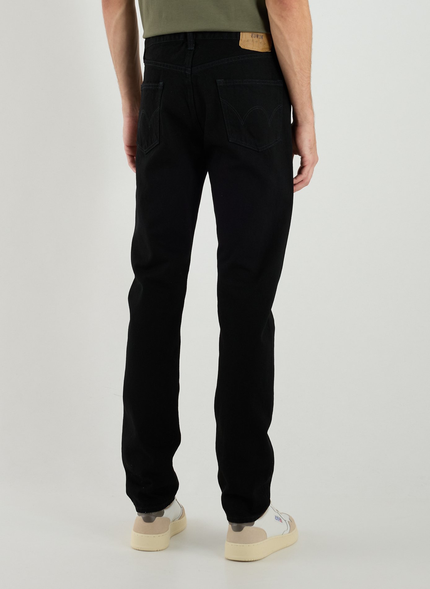 Five-pocket cotton jeans EDWIN Black