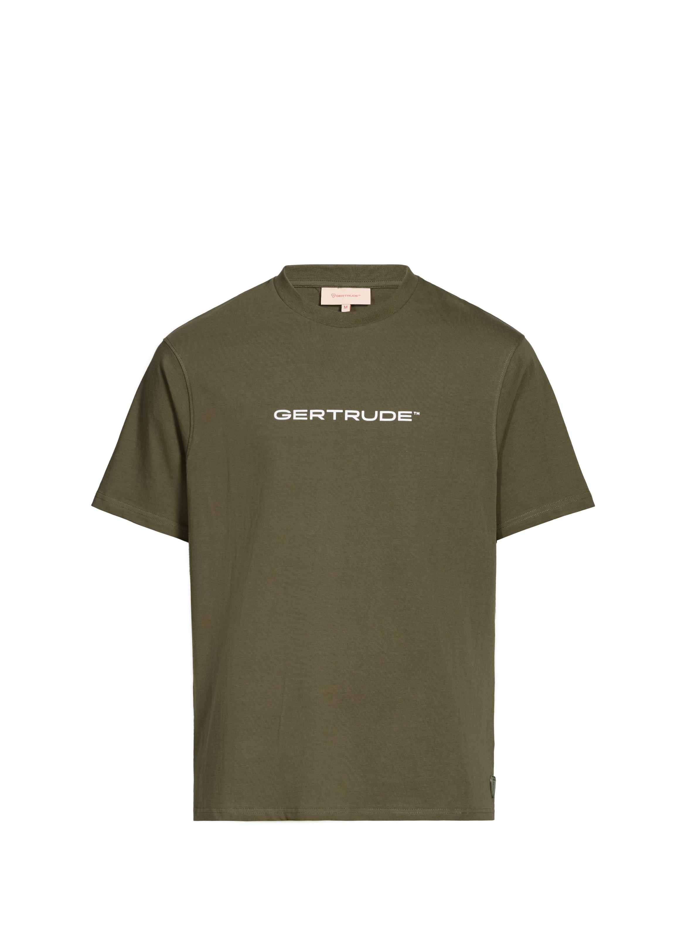 Cotton round-neck T-shirt GERTRUDE ET GASTON Khaki