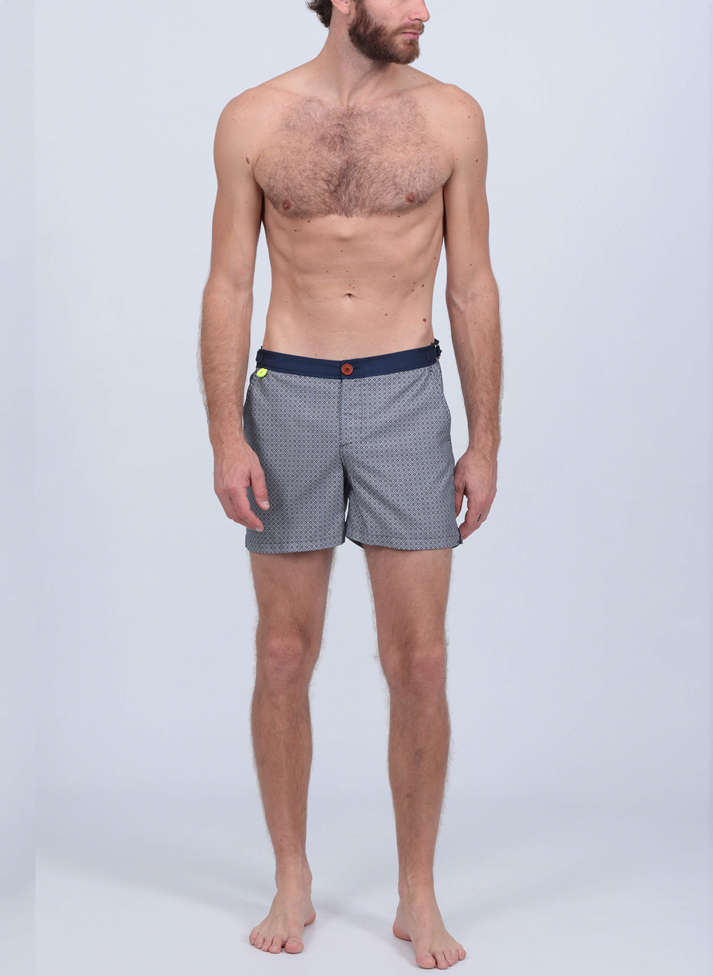 Short de bain   azulejos GILI'S Bleu