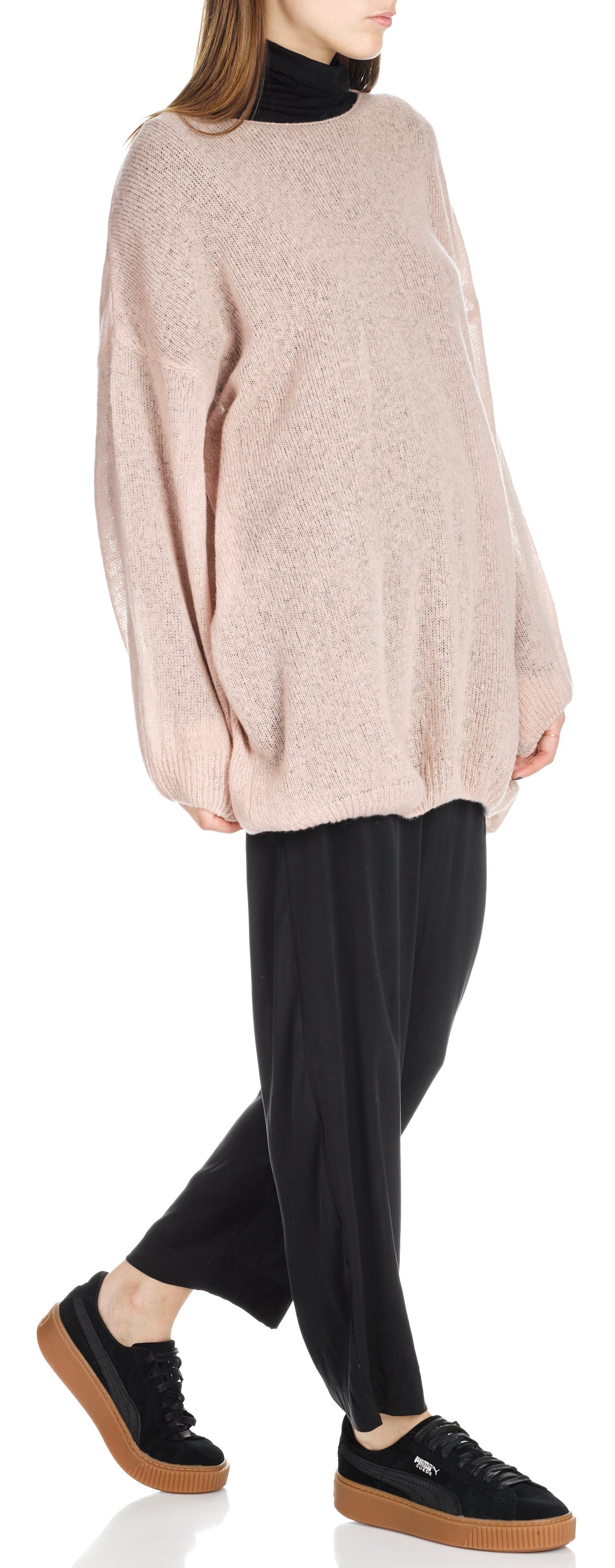 Sous-pull en coton massachusetts AMERICAN VINTAGE Noir