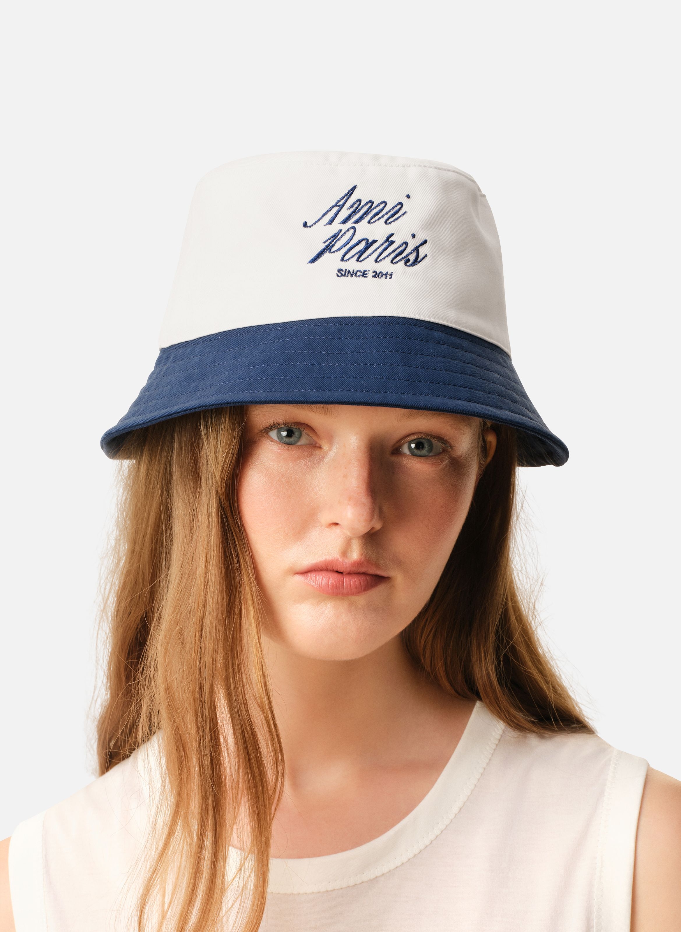 Bob et ami paris unisexe en coton AMI PARIS Bleu