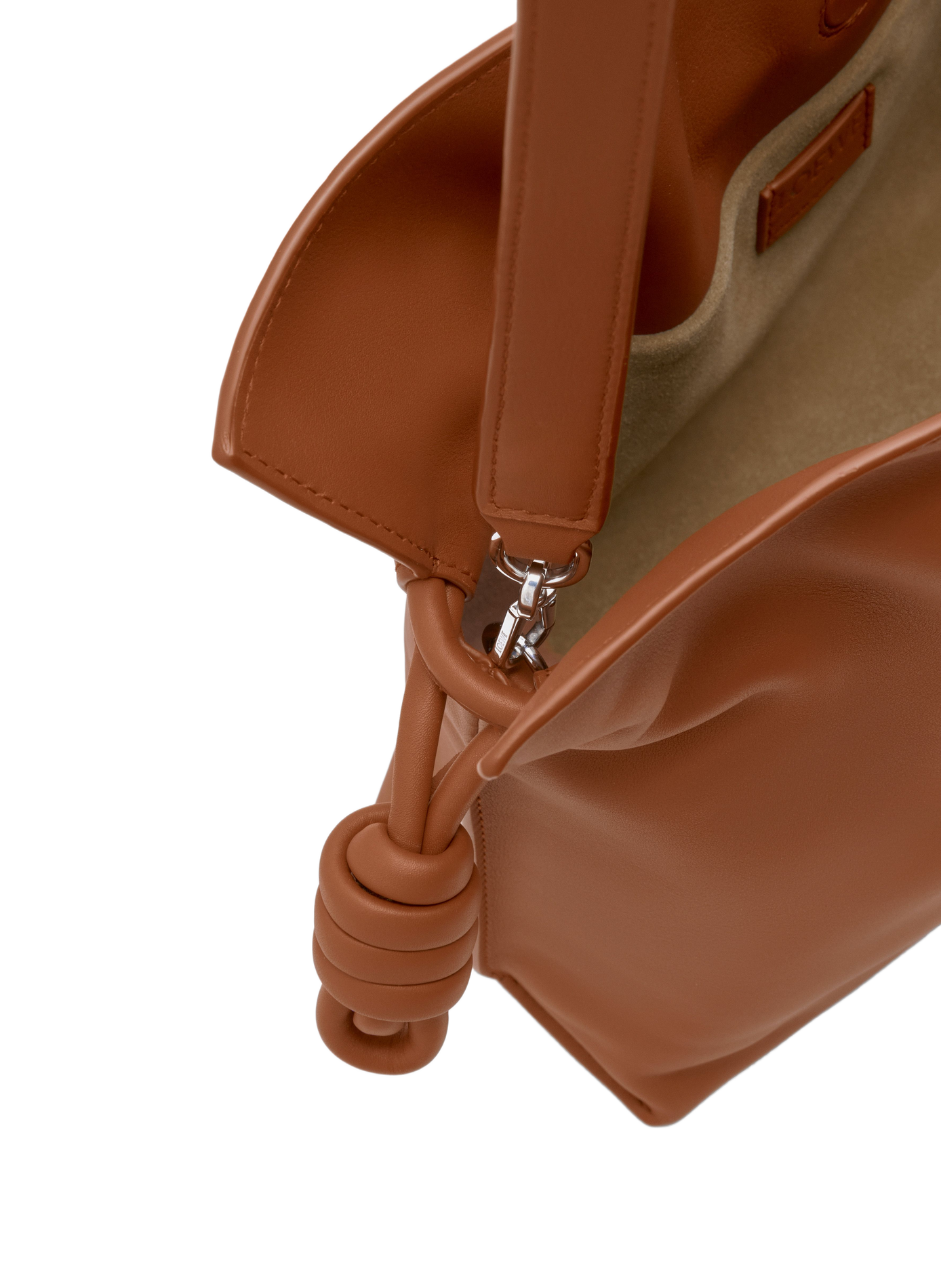 Flamenco medium clutch in nappa calf leather LOEWE Beige